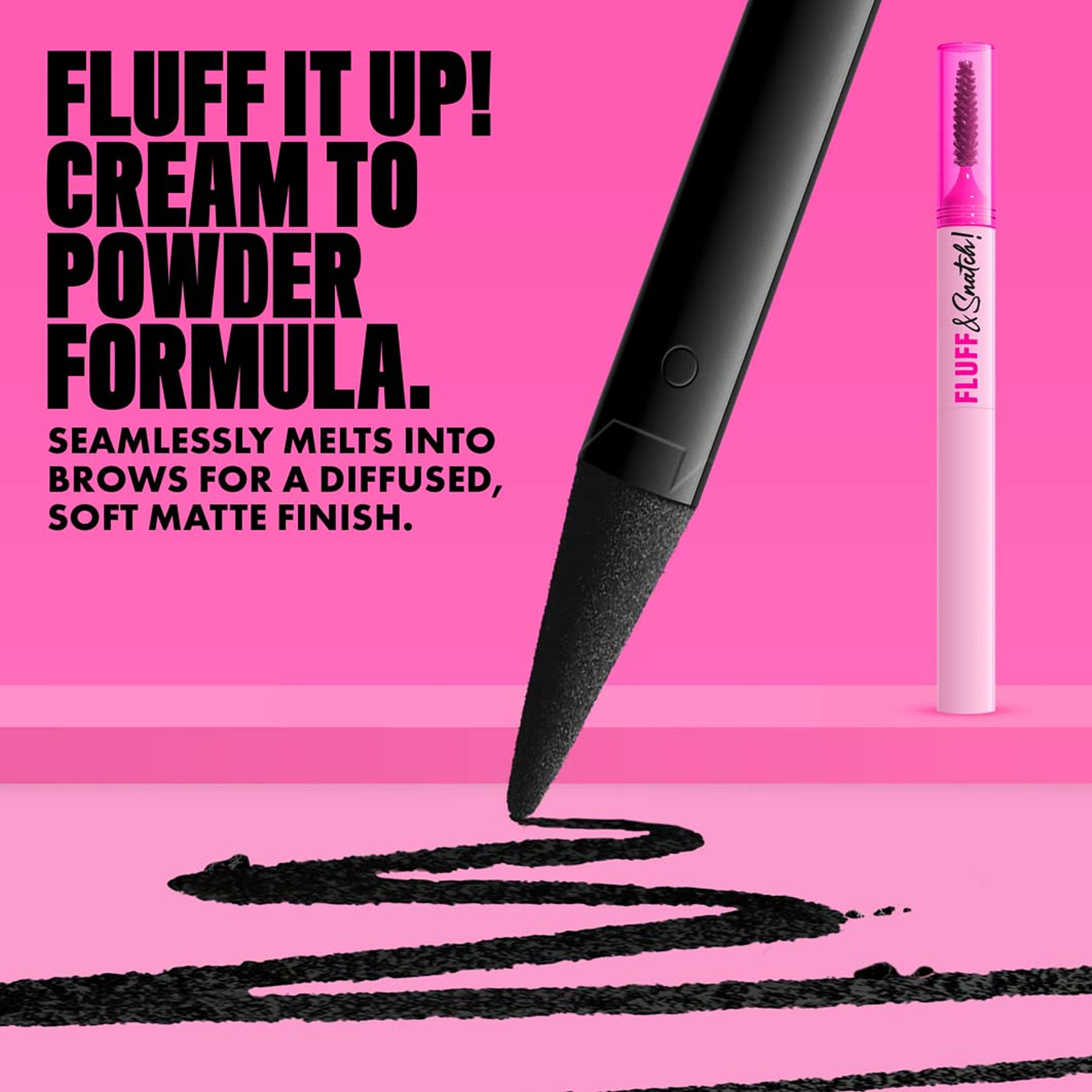 Fluff & Snatch! Brow Powder Pen, från NYX Professional Makeup, i färgen Black. Klicka för att öppna bilden i stort format