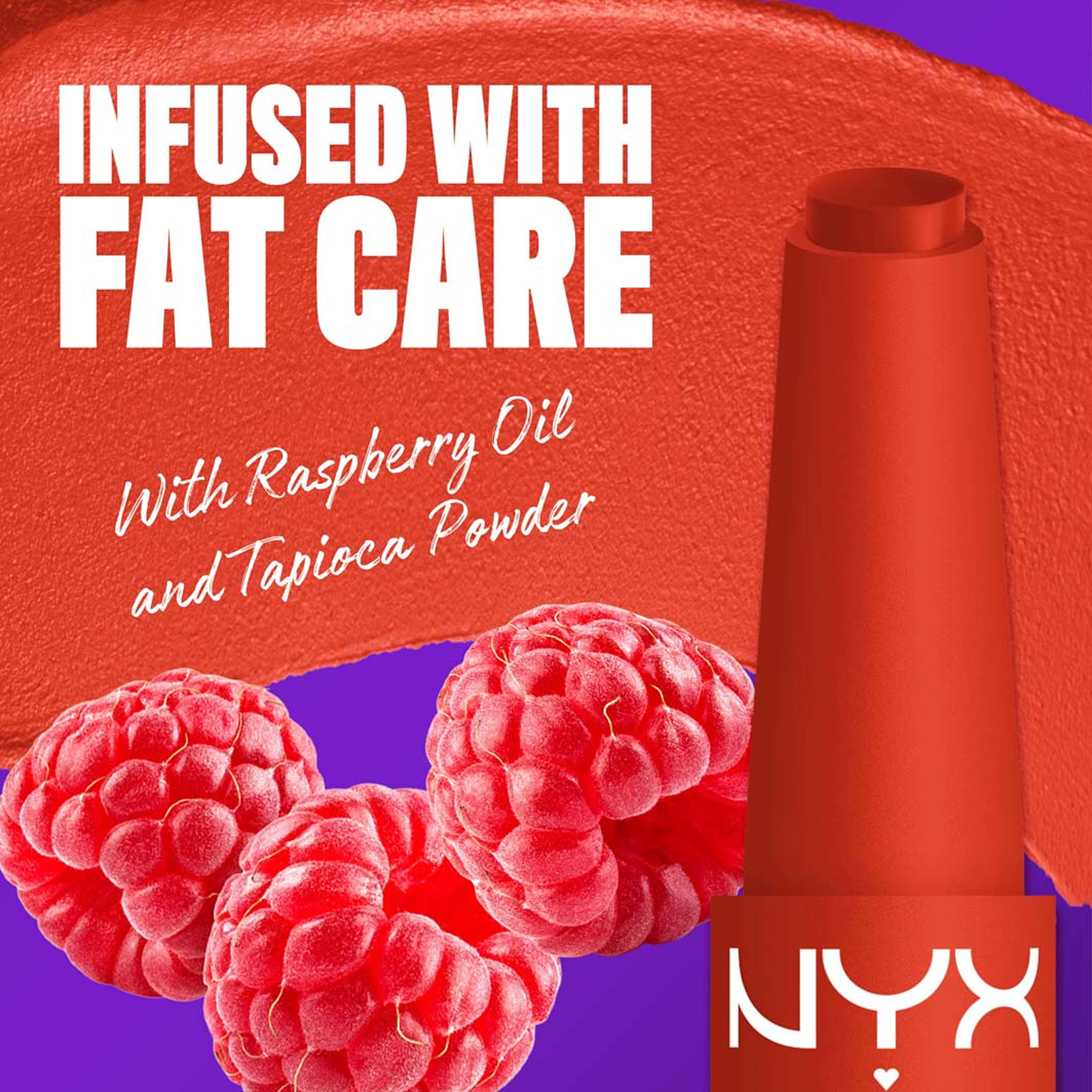 Fat Matte Slick Click Lip balm, från NYX Professional Makeup, i färgen Comfy Caramel. Klicka för att öppna bilden i stort format
