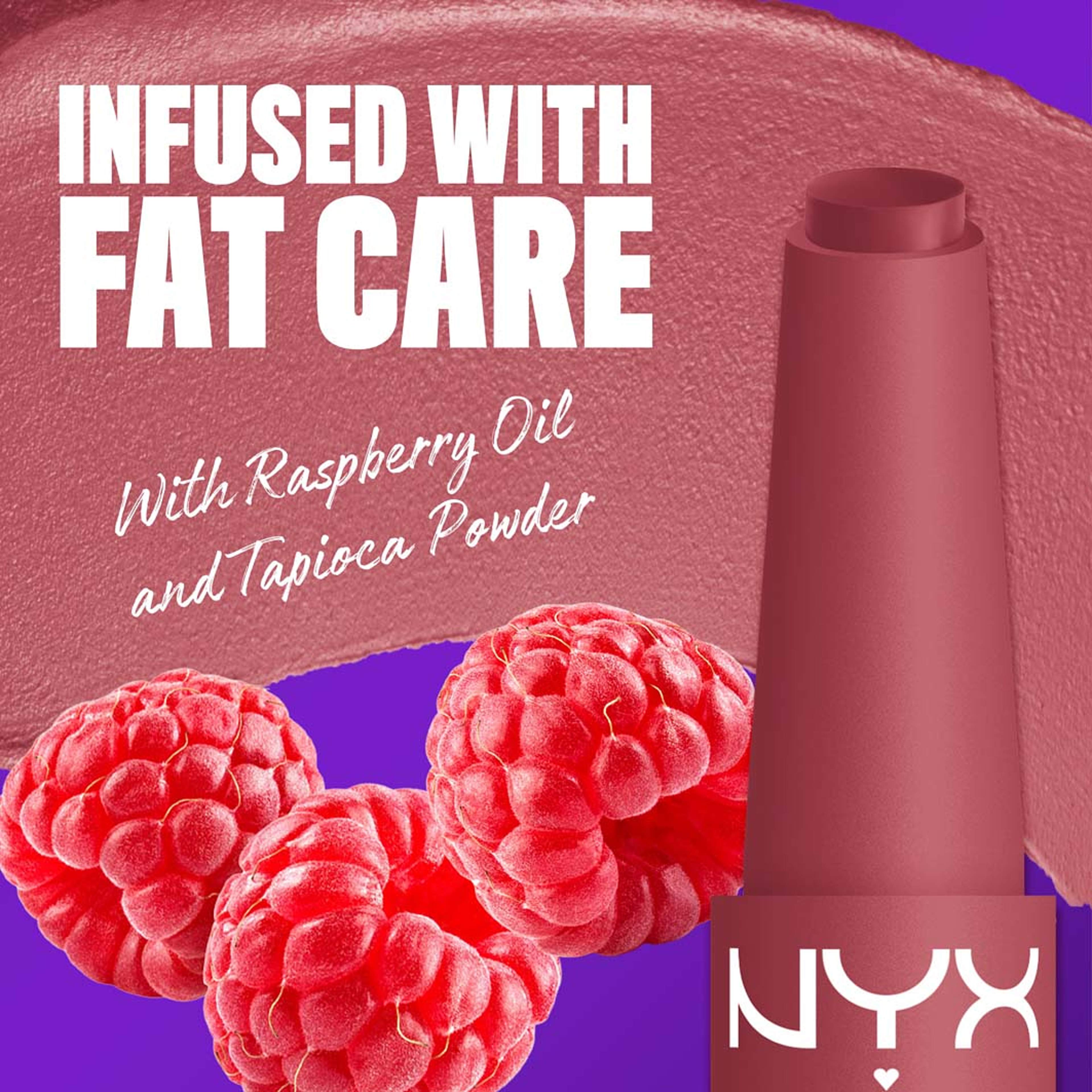 Fat Matte Slick Click Lip balm, från NYX Professional Makeup, i färgen Blush Blanket. Klicka för att öppna bilden i stort format