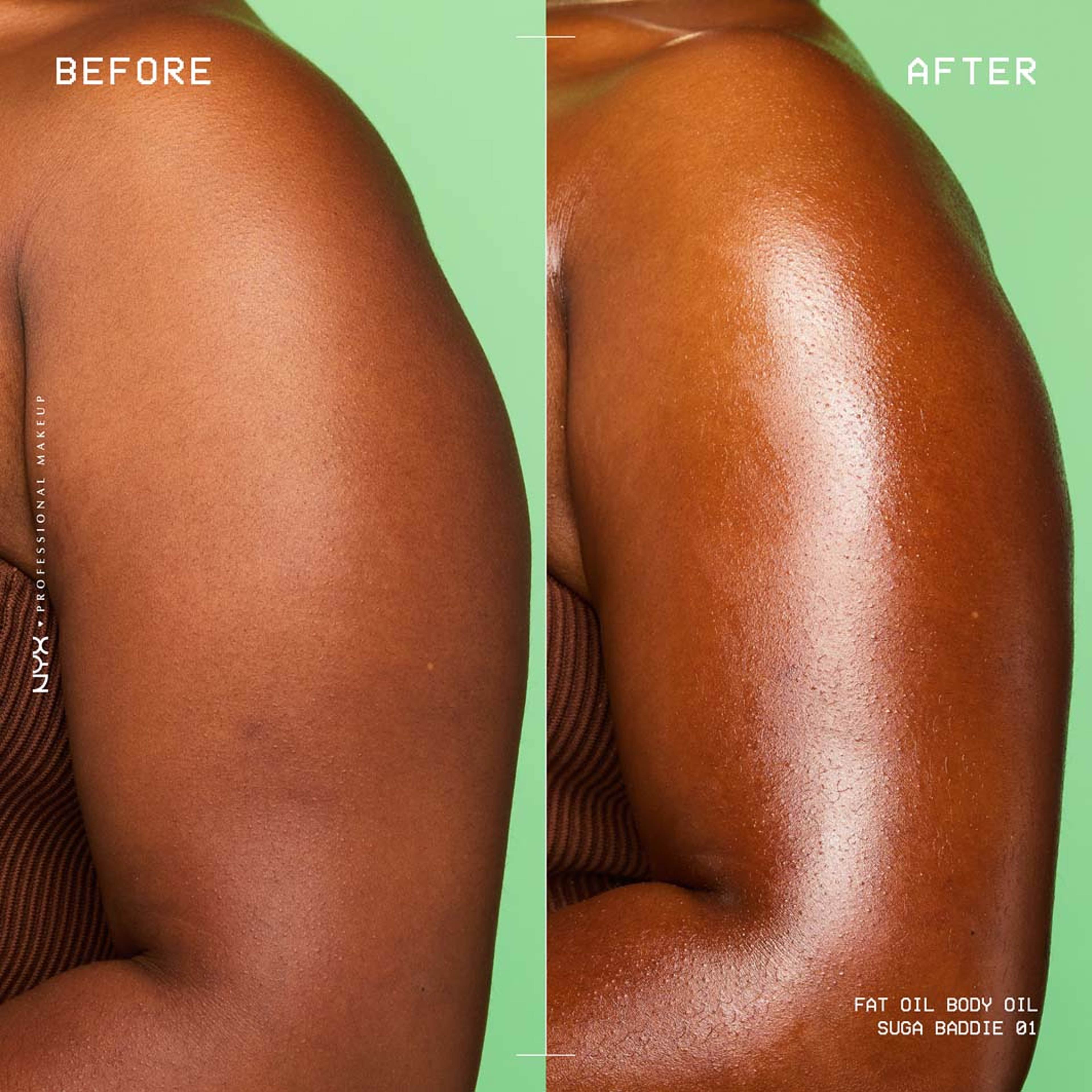 Fat Oil Body Oil Suga Baddie, från NYX Professional Makeup. Klicka för att öppna bilden i stort format