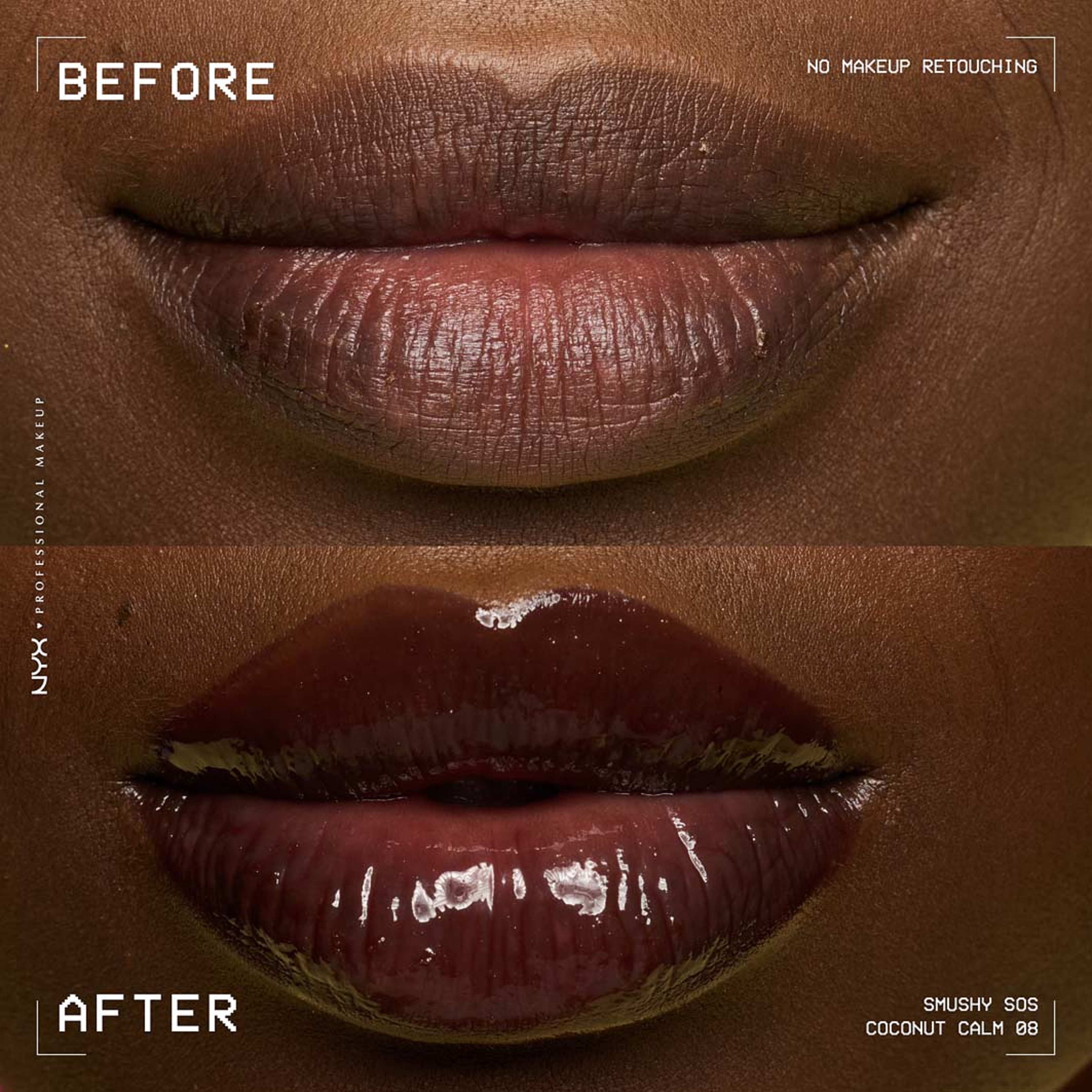 Smushy SOS Lip Mask, från NYX Professional Makeup, i färgen Coconut Calm. Klicka för att öppna bilden i stort format