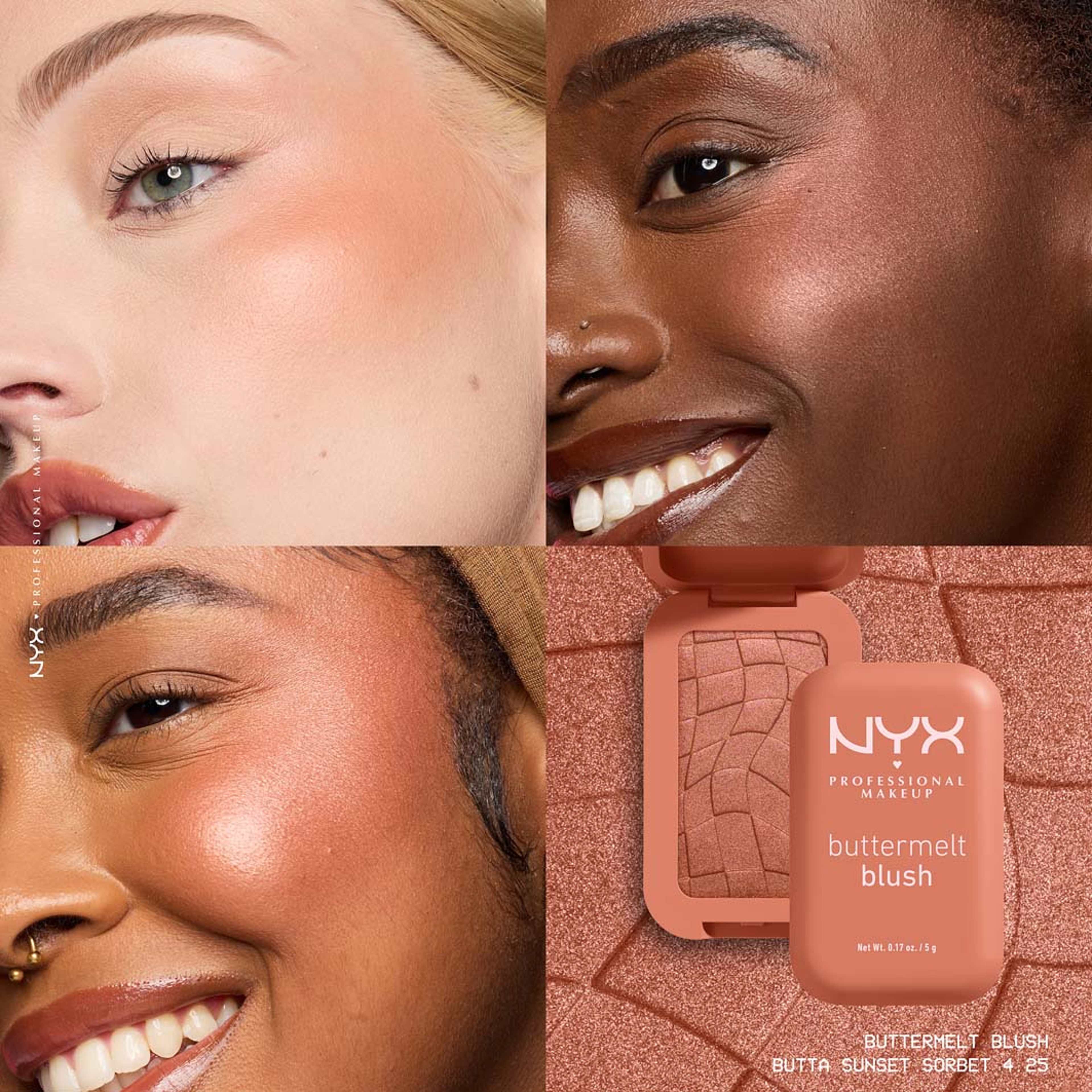 Buttermelt Blush, från NYX Professional Makeup, i färgen Sunset Sorbet. Klicka för att öppna bilden i stort format