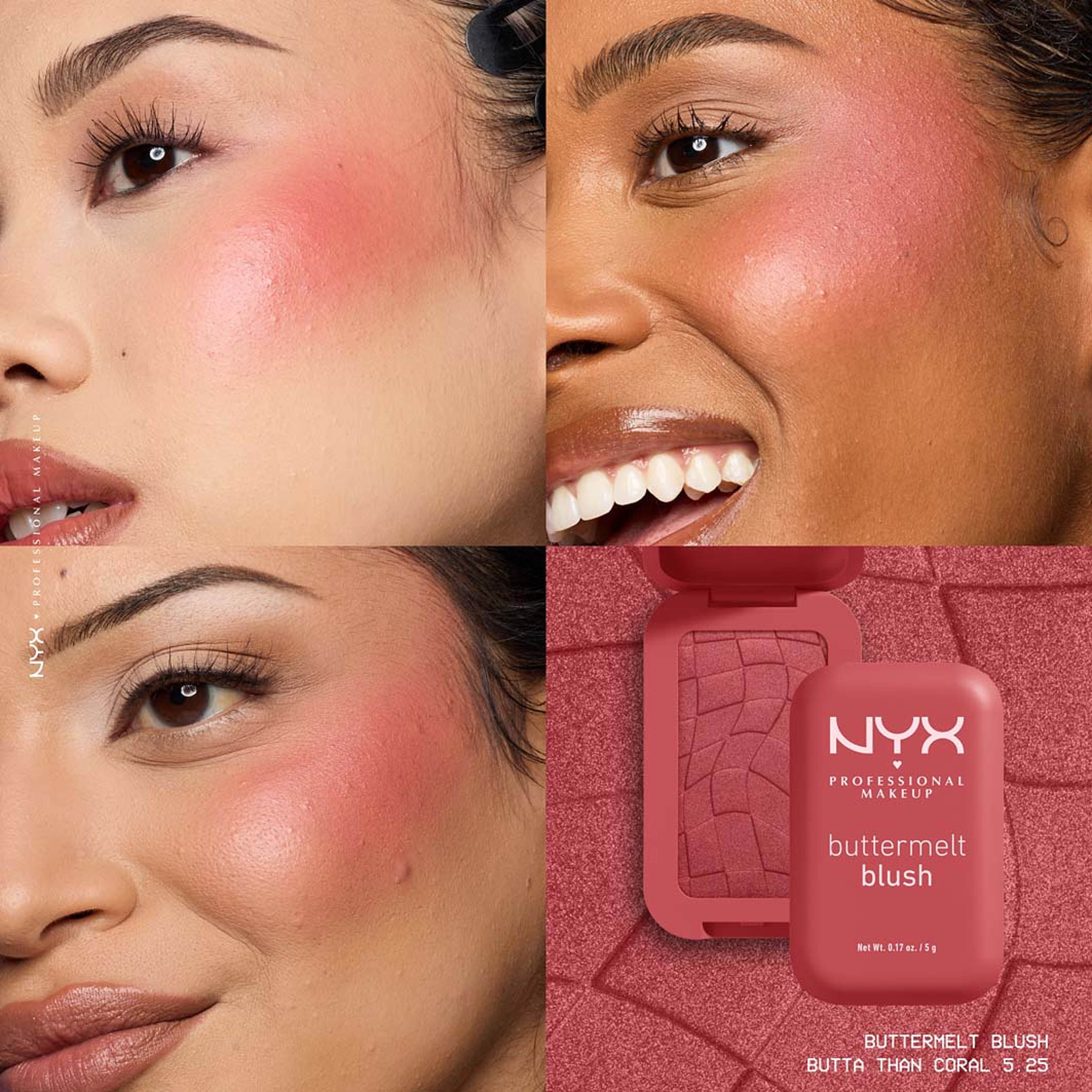 Buttermelt Blush, från NYX Professional Makeup, i färgen Butta Than Coral. Klicka för att öppna bilden i stort format