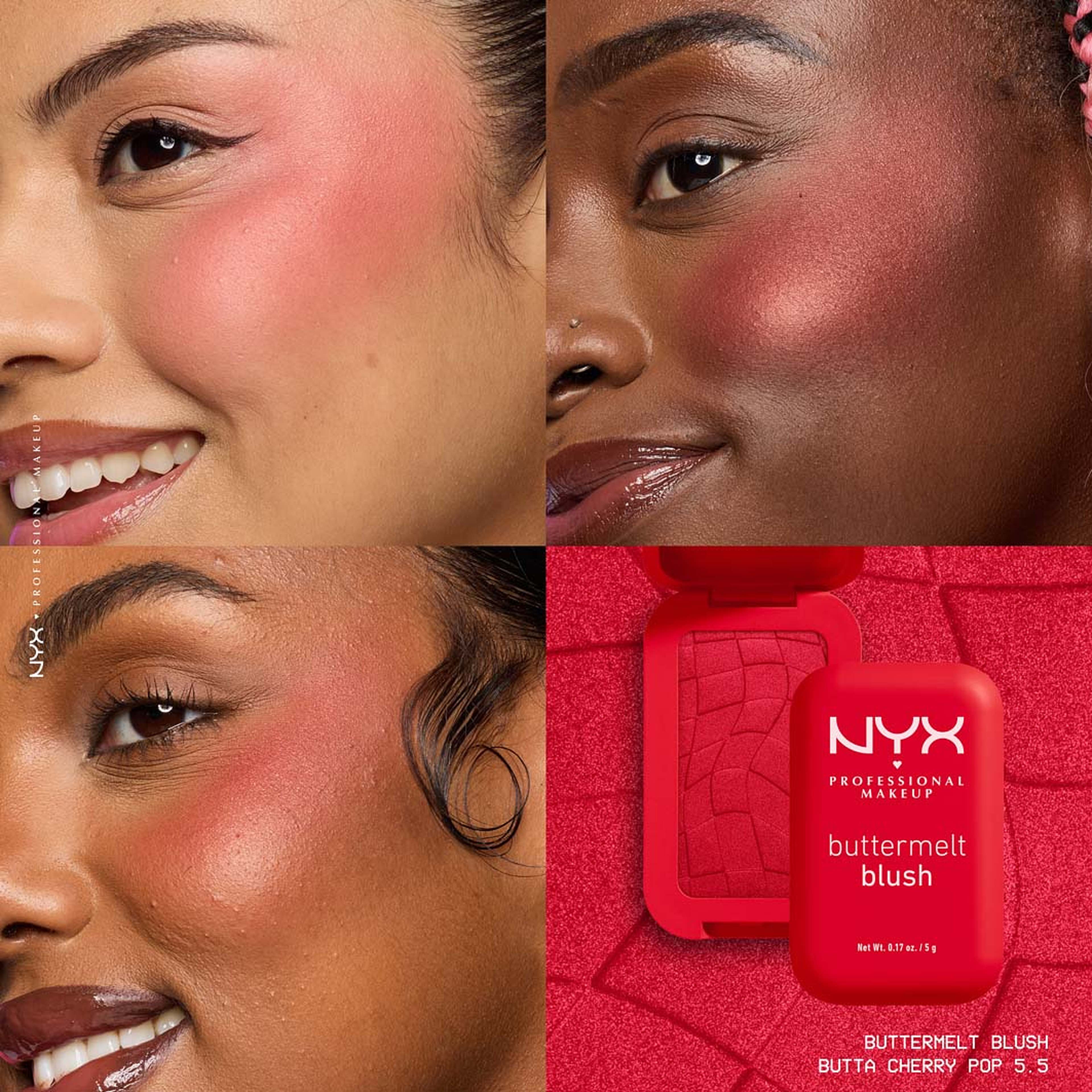 Buttermelt Blush, från NYX Professional Makeup, i färgen Cherry Pop. Klicka för att öppna bilden i stort format