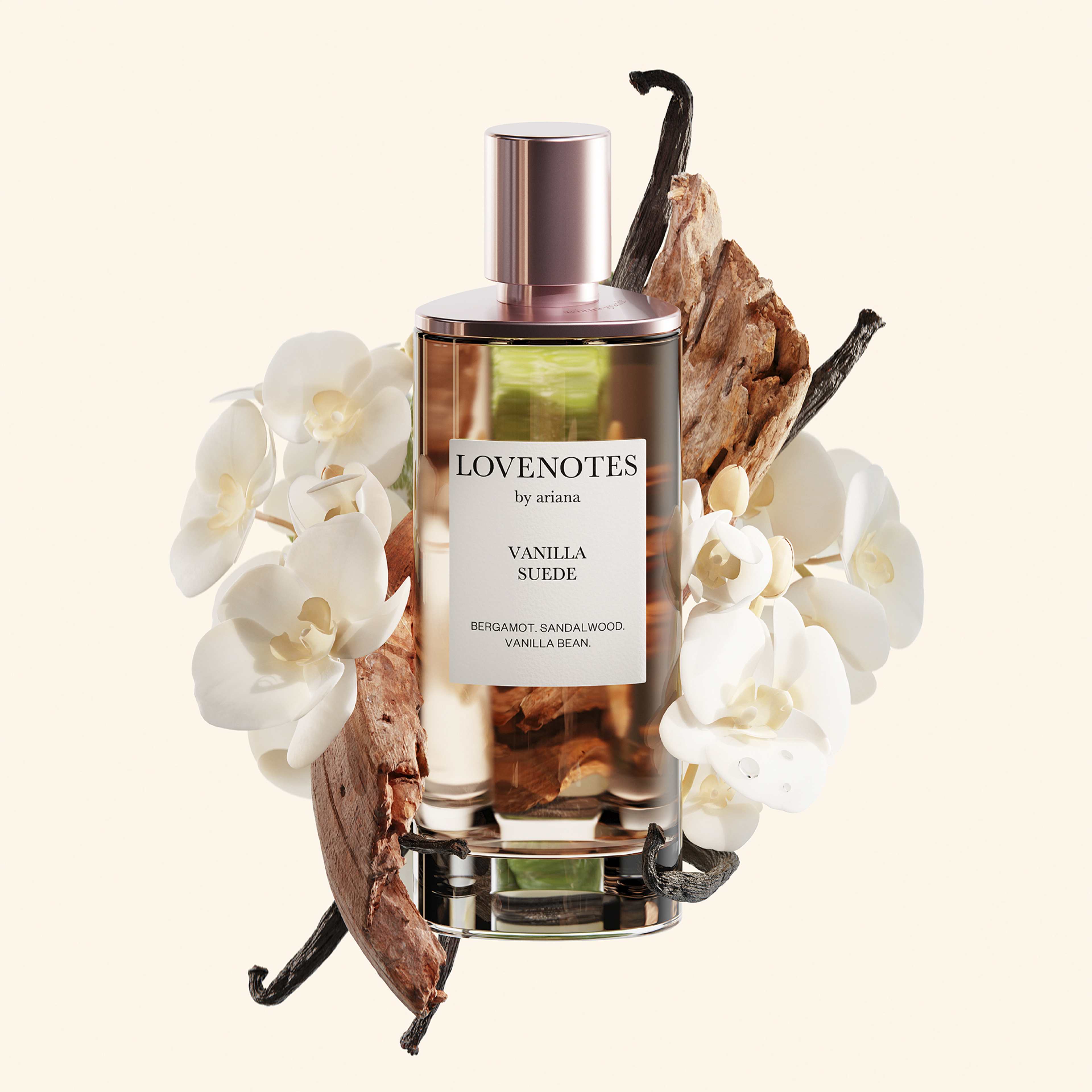 Lovenotes by Ariana Vanilla Suede EdP, från Ariana Grande. Klicka för att öppna bilden i stort format