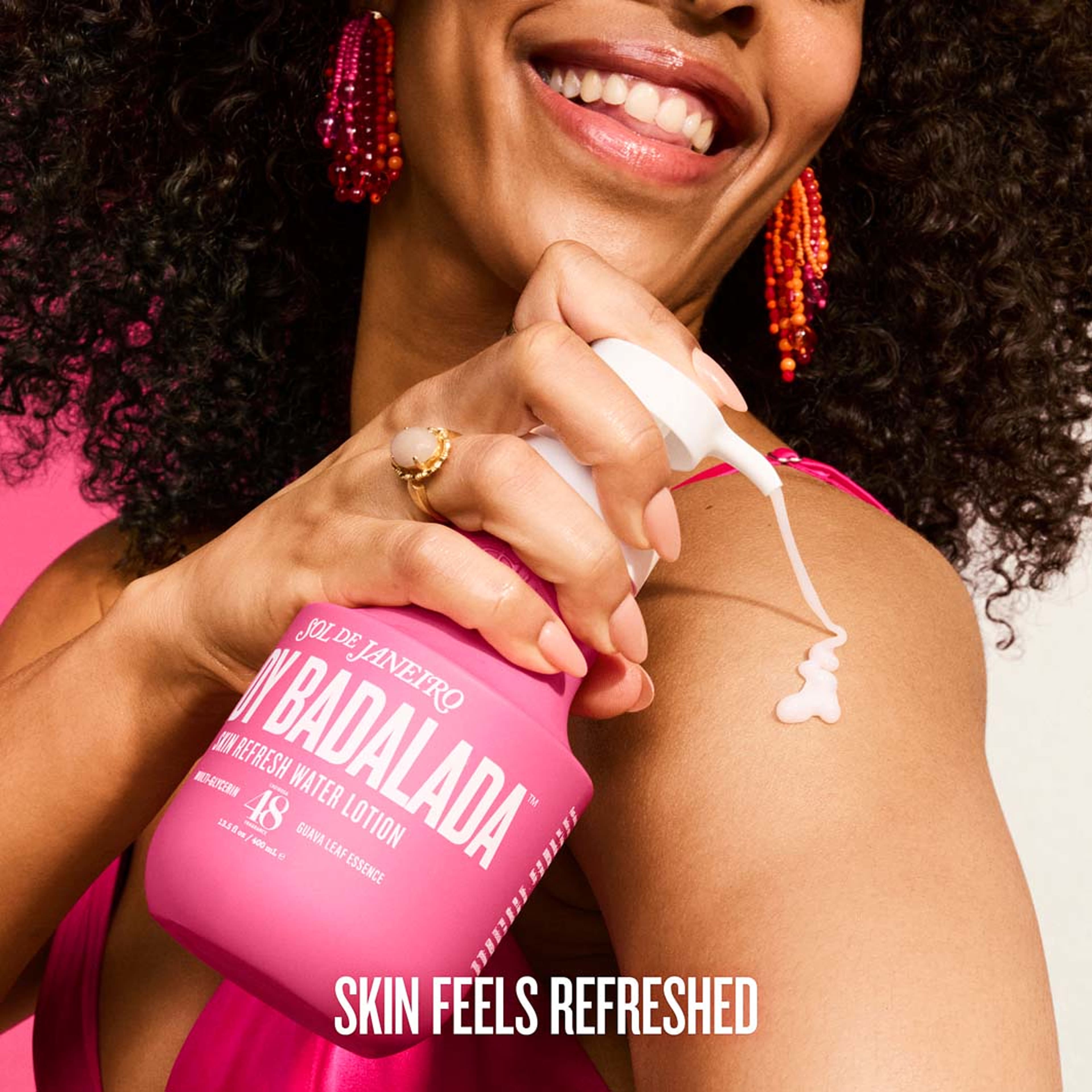Body Badalada Skin Refresh Water Lotion, från Sol de Janeiro. Klicka för att öppna bilden i stort format