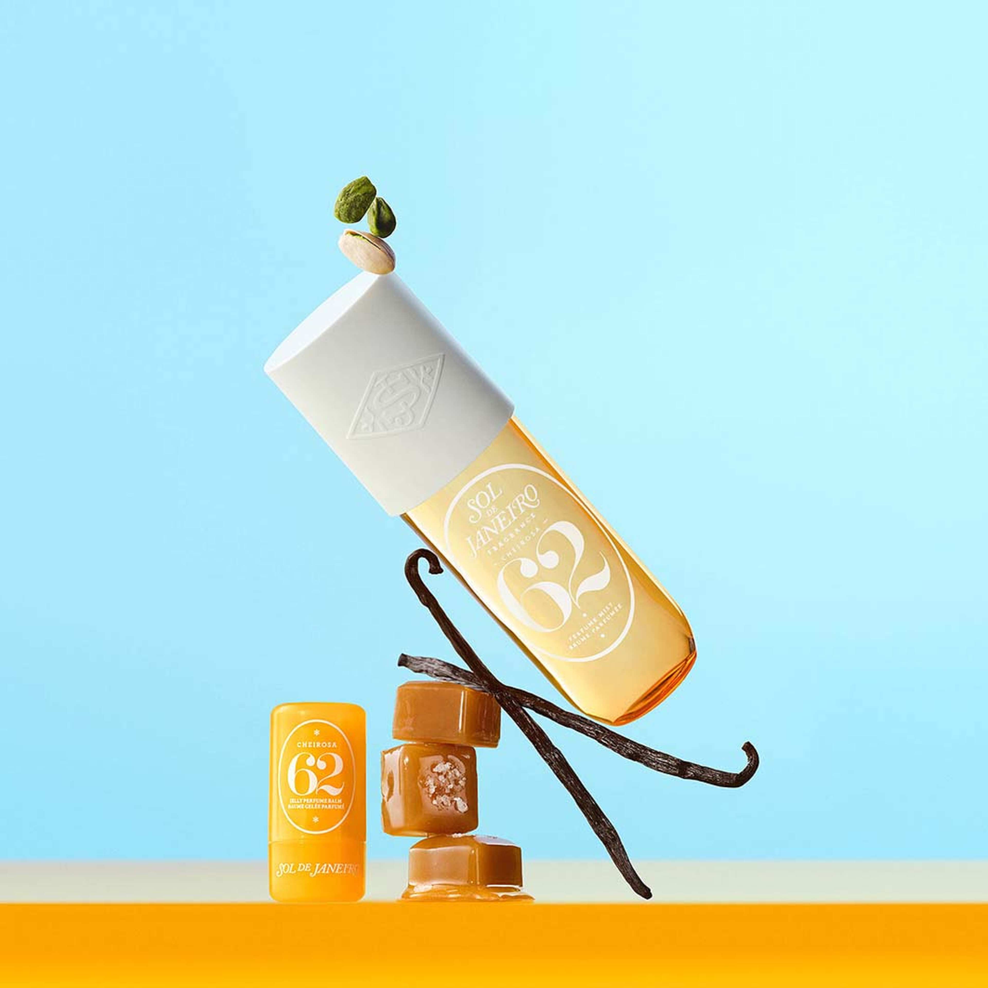 Perfume Jelly Balm Cheirosa 62, från Sol de Janeiro. Klicka för att öppna bilden i stort format