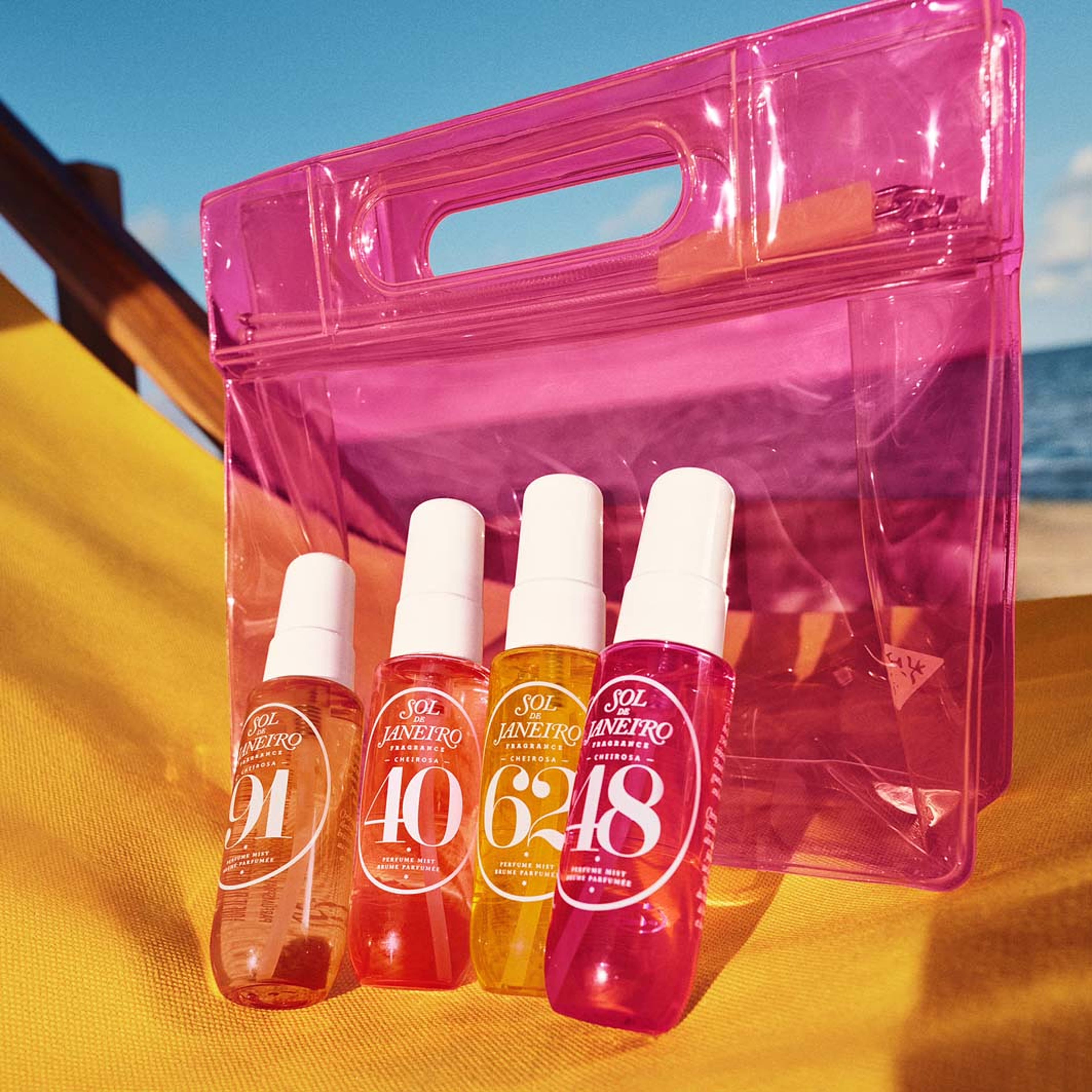 Limited Edition Sunset Cheirosa Perfume Mist Best Sellers '26, från Sol de Janeiro. Klicka för att öppna bilden i stort format
