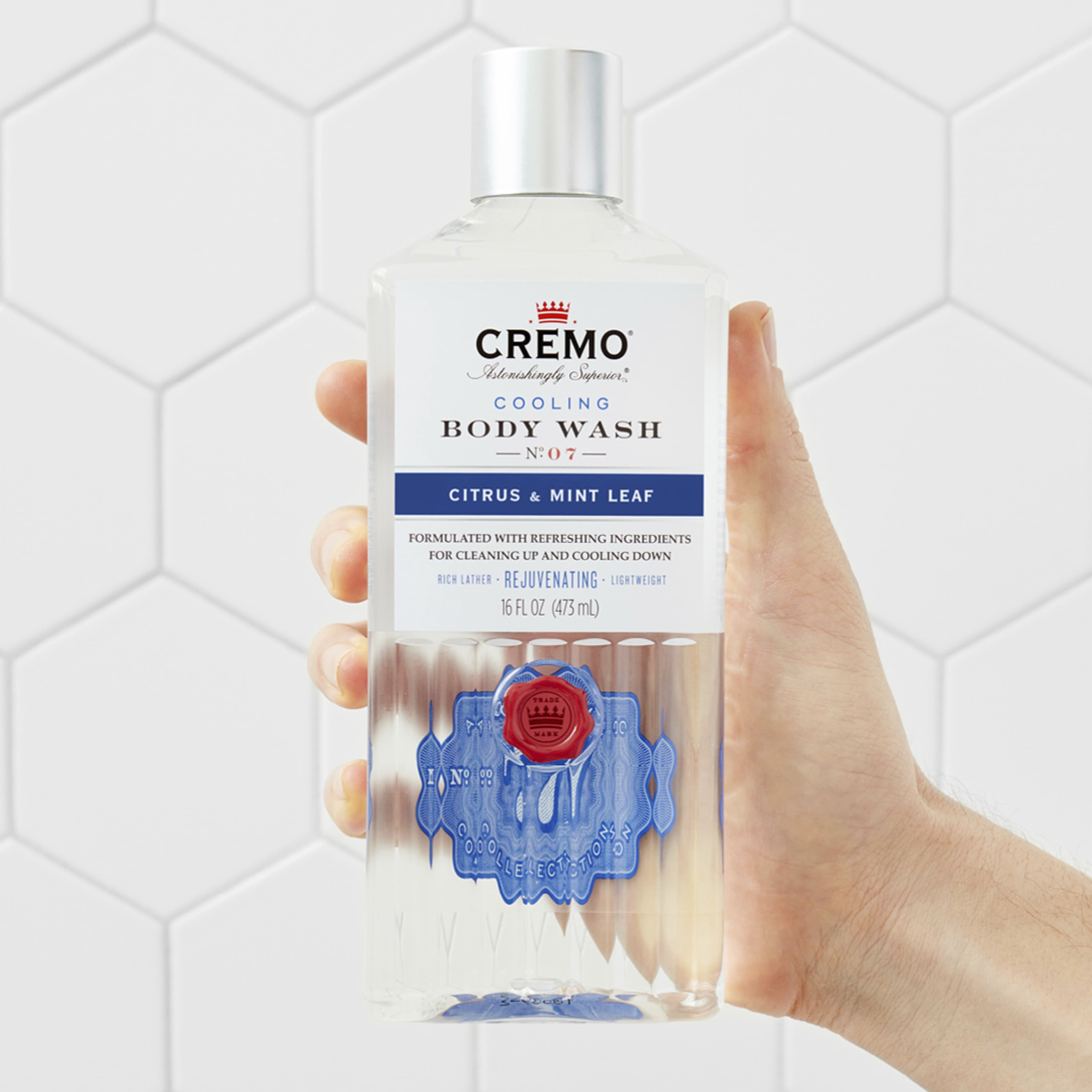 Cooling Citrus & Mint Leaf Body Wash, från Cremo. Klicka för att öppna bilden i stort format