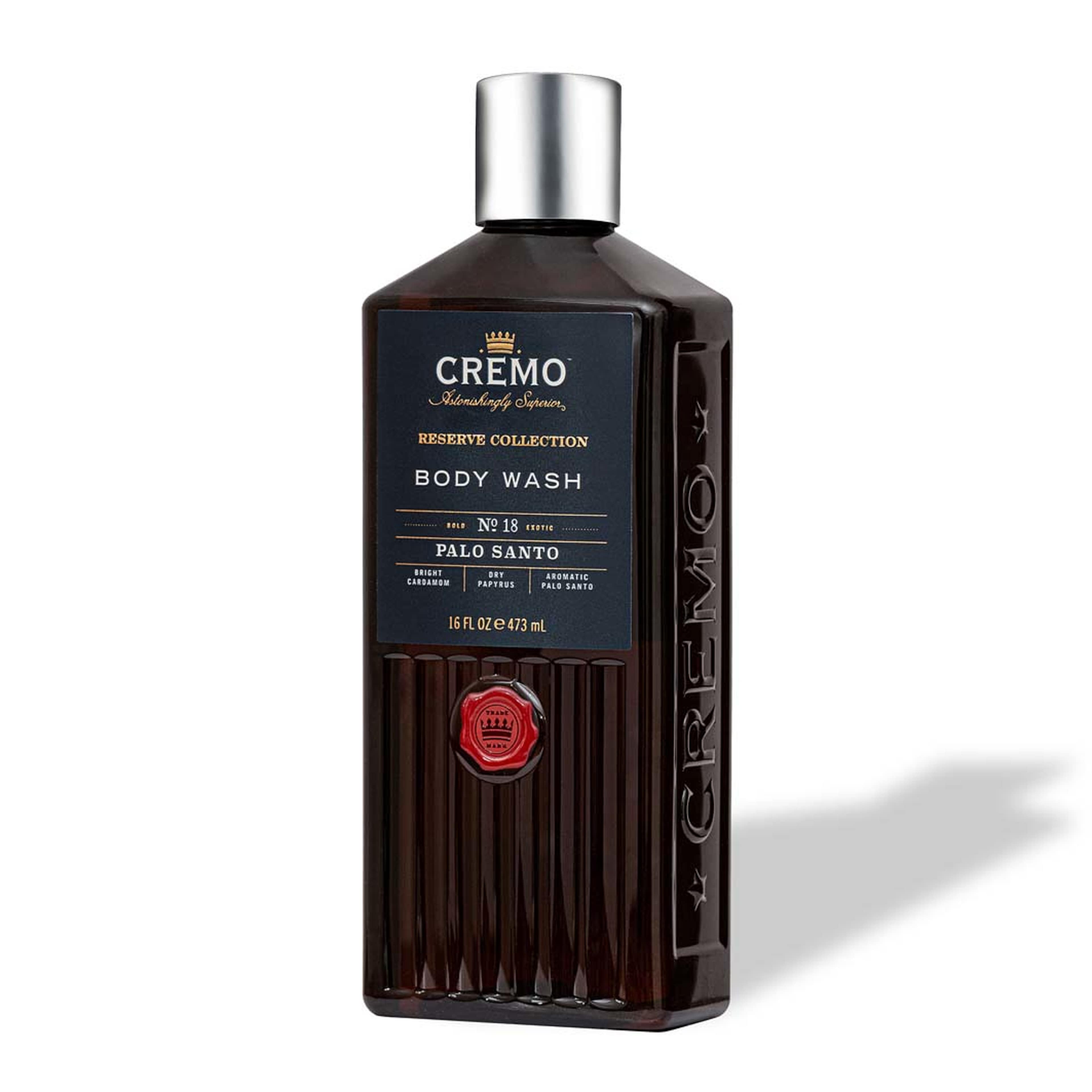Palo Santo Body Wash, från Cremo. Klicka för att öppna bilden i stort format