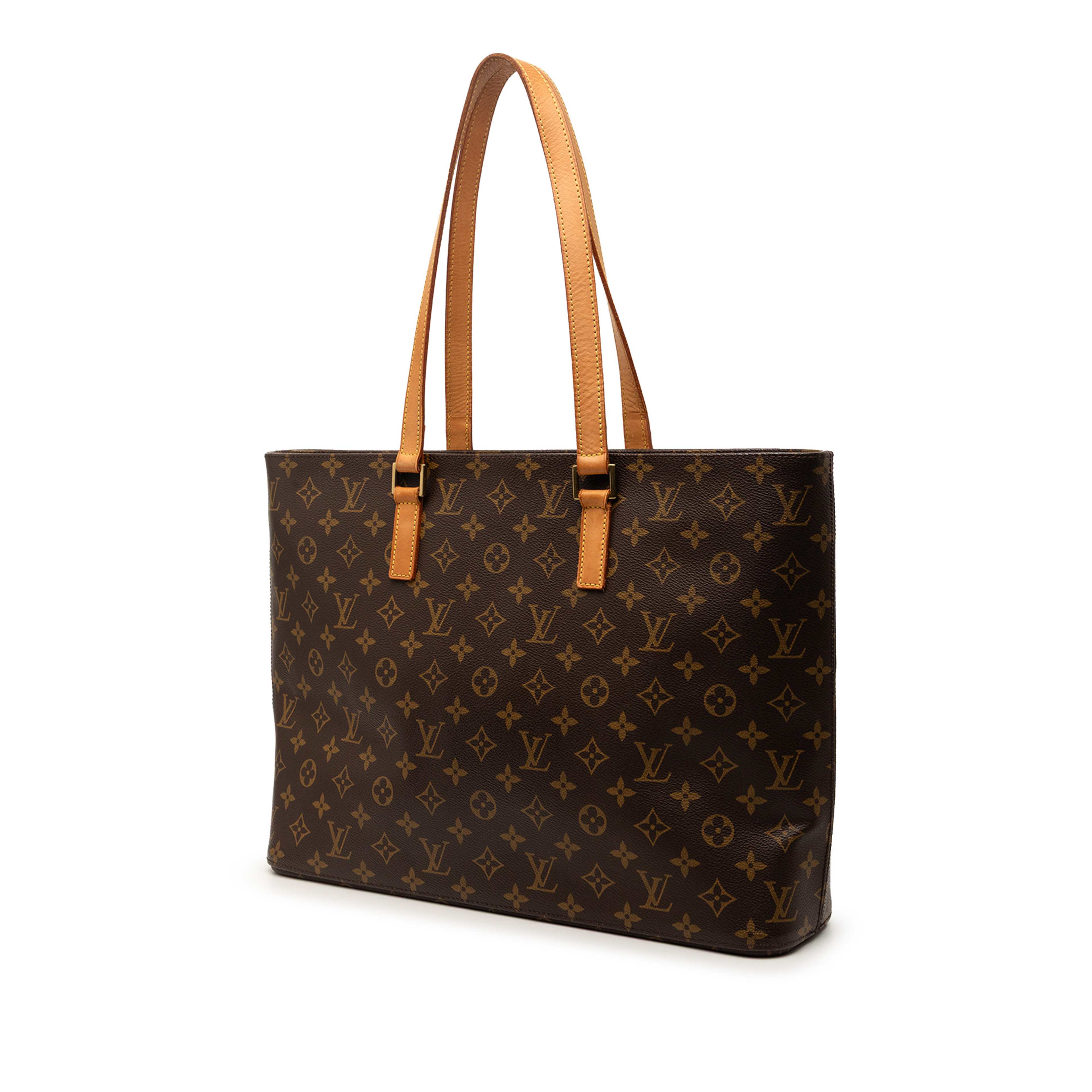 Louis Vuitton Monogram Luco, från Luxclusif, i färgen brun. Klicka för att öppna bilden i stort format