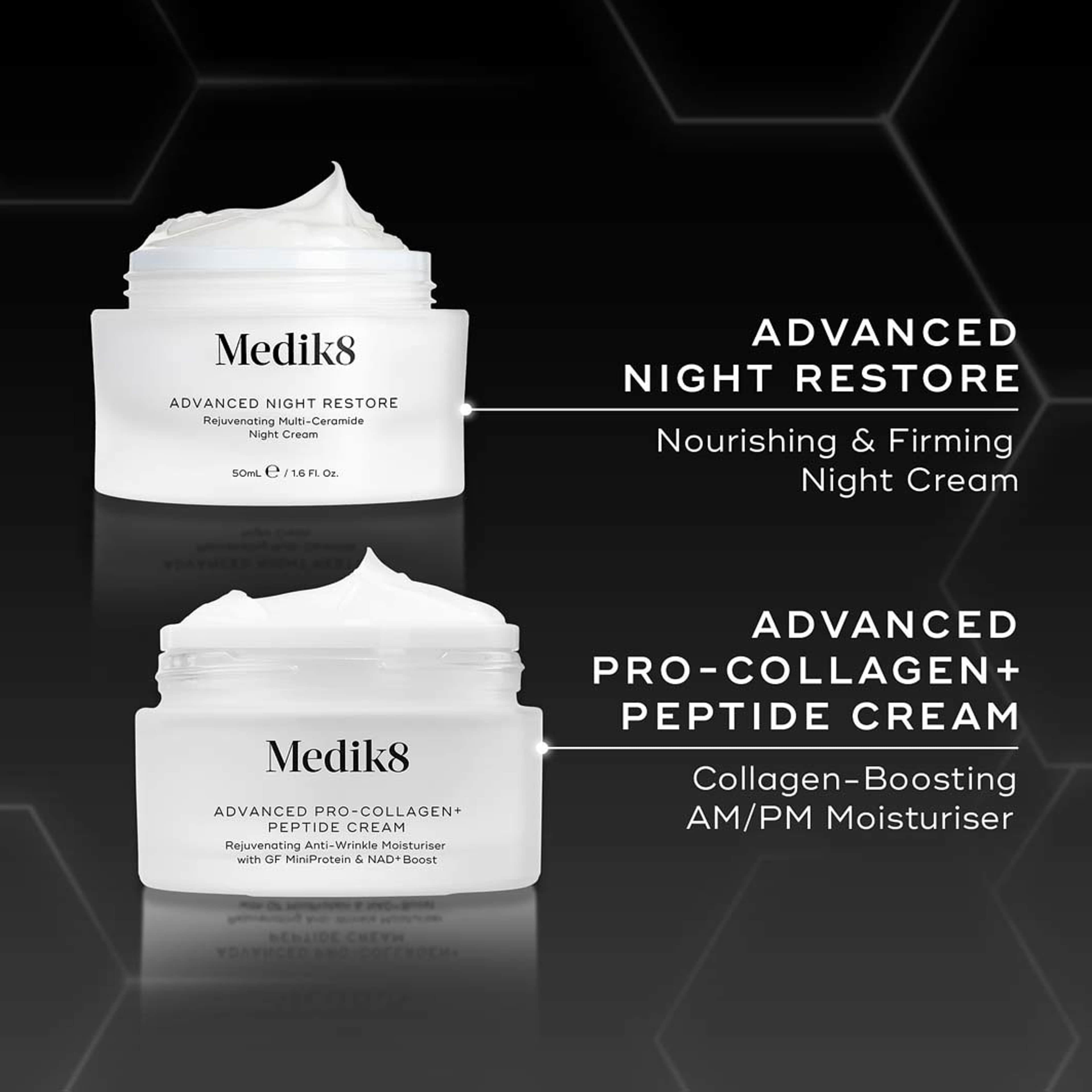 Advanced Pro Collagen + Peptide Cream, från Medik8. Klicka för att öppna bilden i stort format