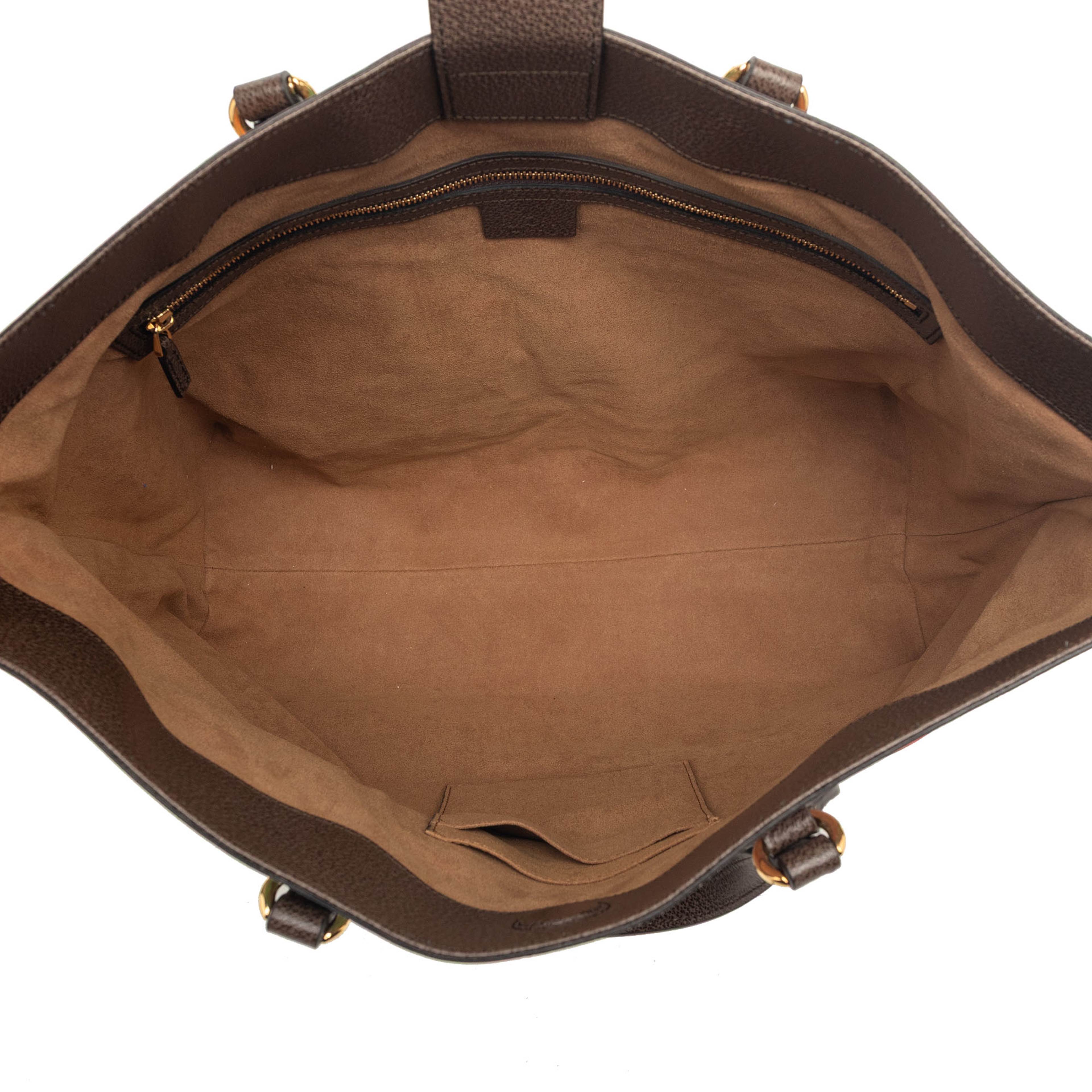 Gucci Medium Gg Supreme Tian Convertible Soft Tote, från Luxclusif, i färgen beige. Klicka för att öppna bilden i stort format