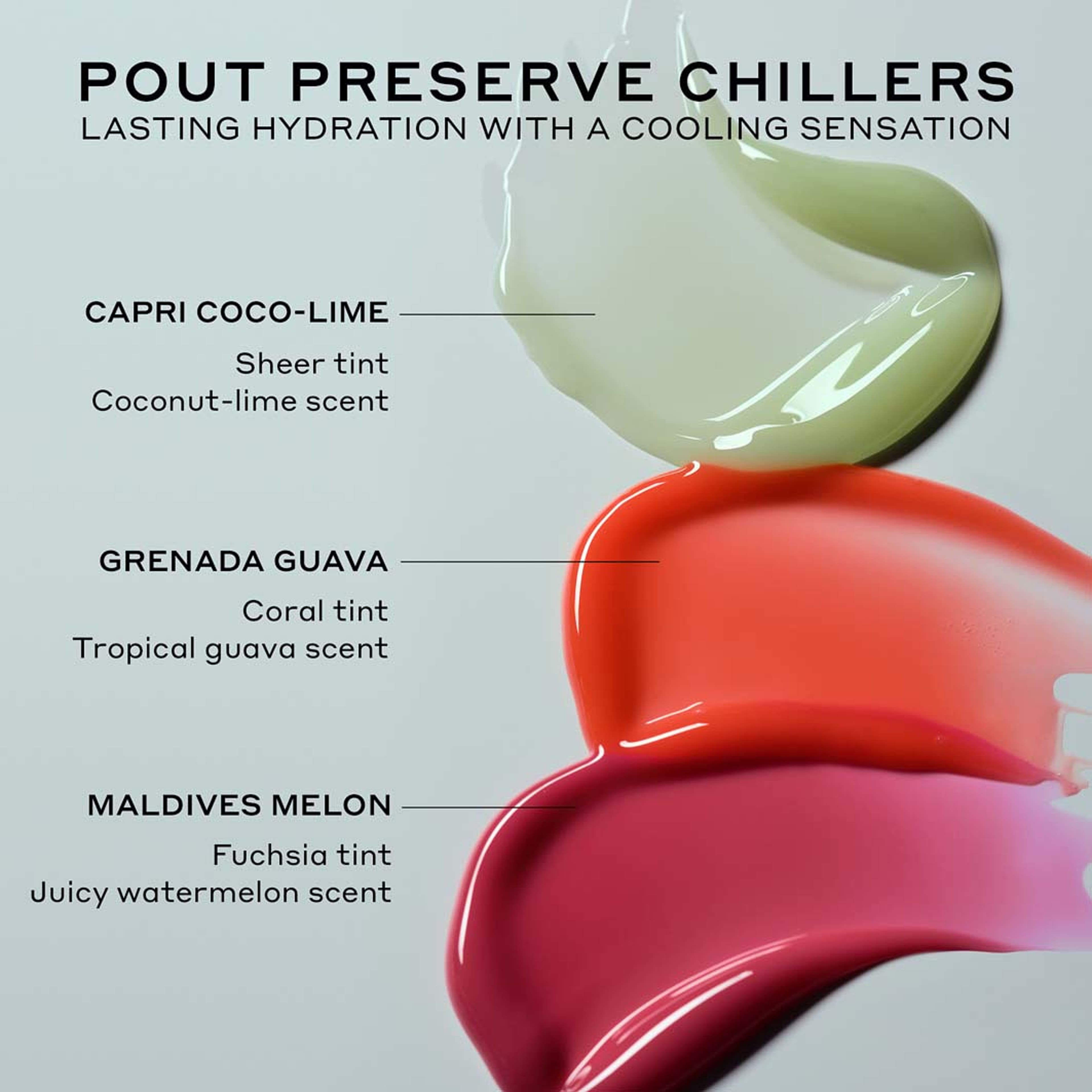 Lip Treatment Pout Preserve Chiller Guava, från Ole Henriksen, i färgen Watermelon. Klicka för att öppna bilden i stort format