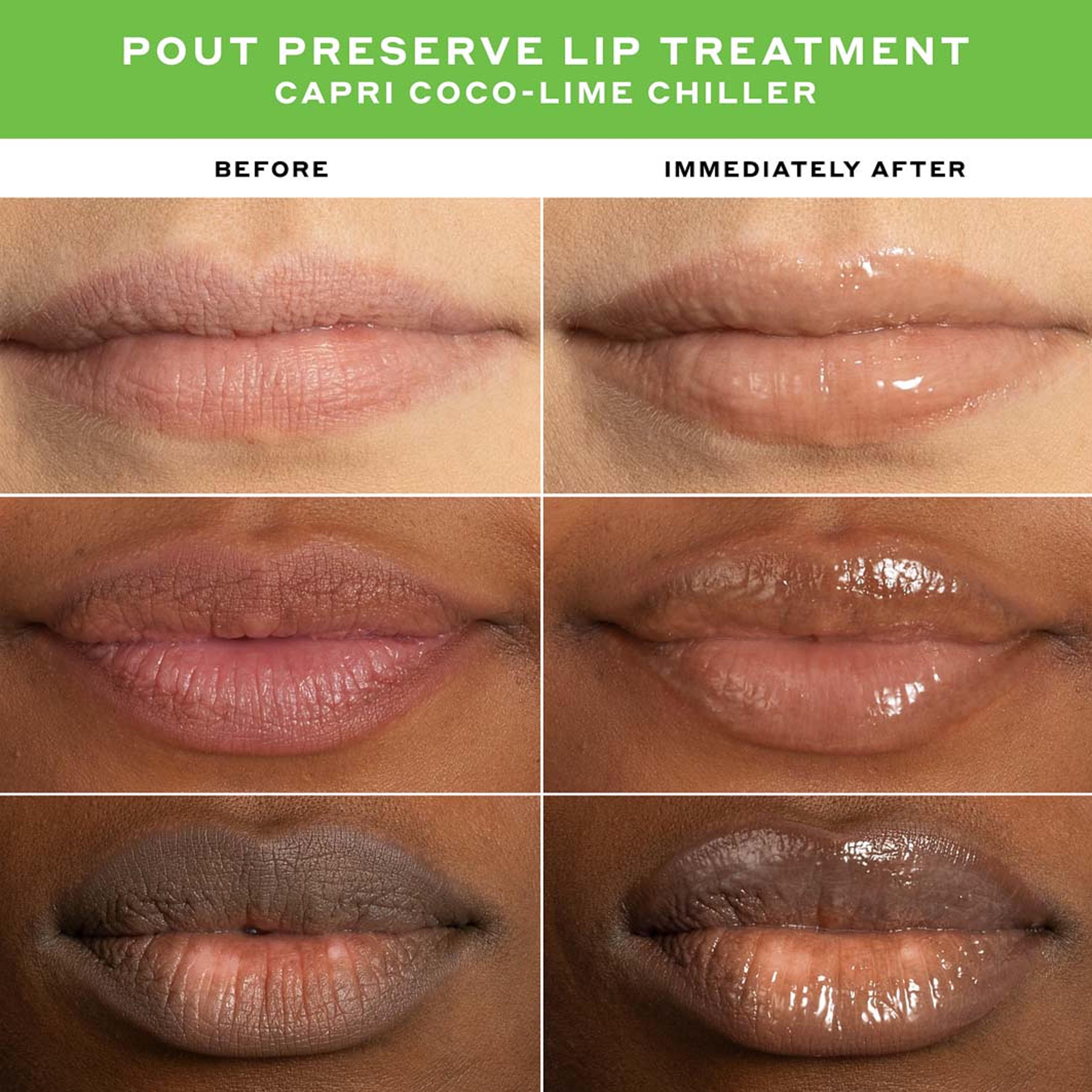 Lip Treatment Pout Preserve Chiller Guava, från Ole Henriksen, i färgen Lime Coconut. Klicka för att öppna bilden i stort format