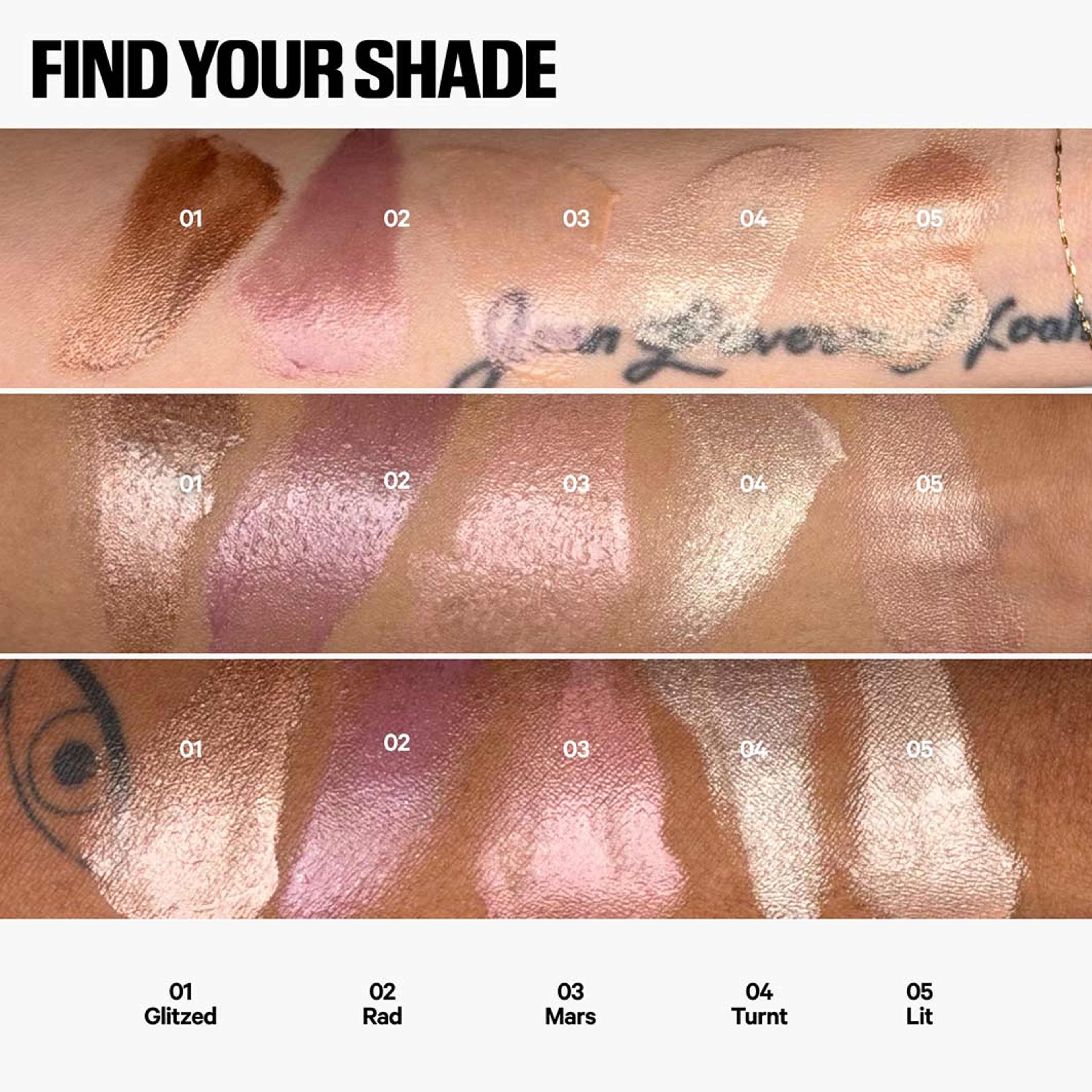 Highlighter Stick, från Milk Makeup, i färgen Glitzed. Klicka för att öppna bilden i stort format