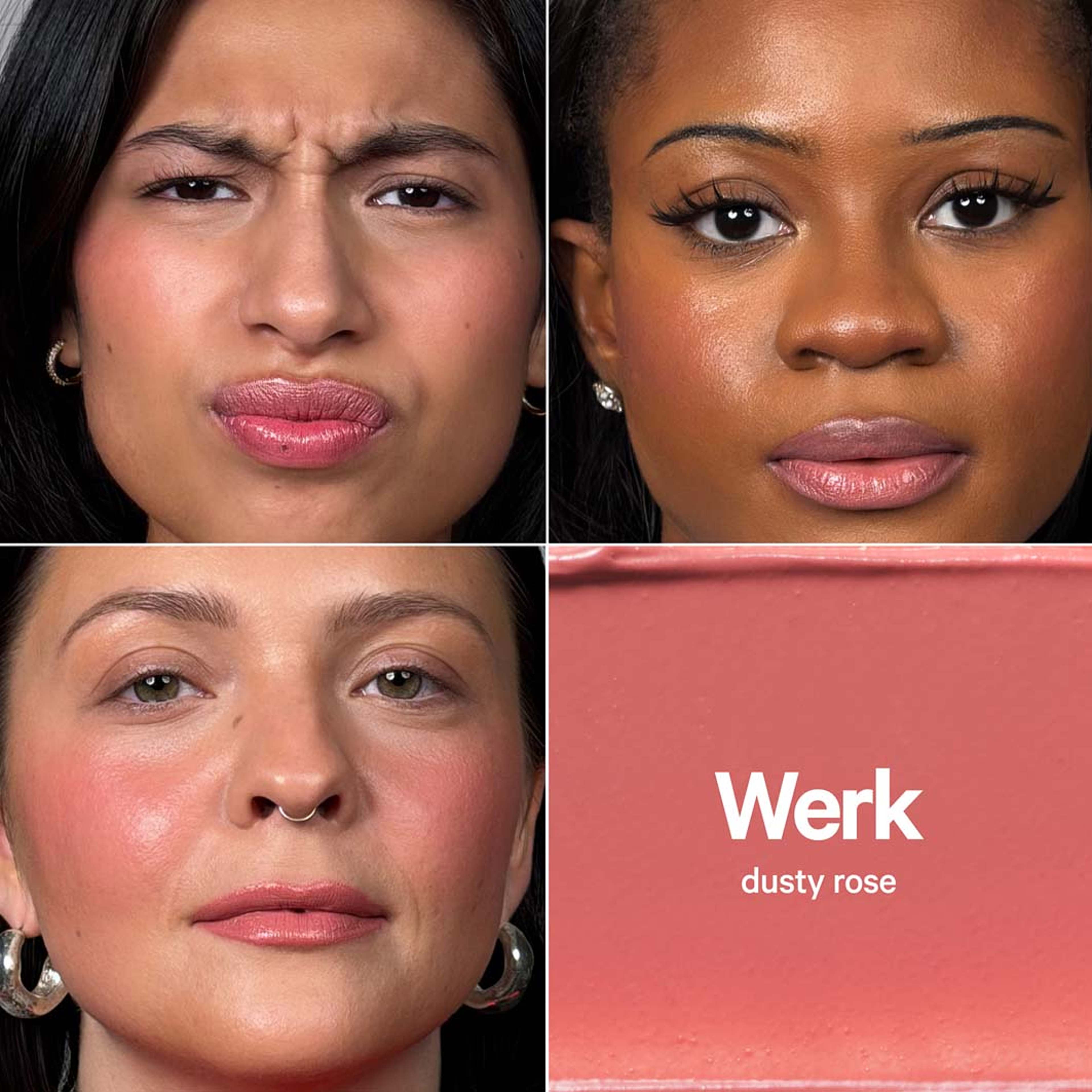 Lip + Cheek Stick, från Milk Makeup, i färgen Werk. Klicka för att öppna bilden i stort format