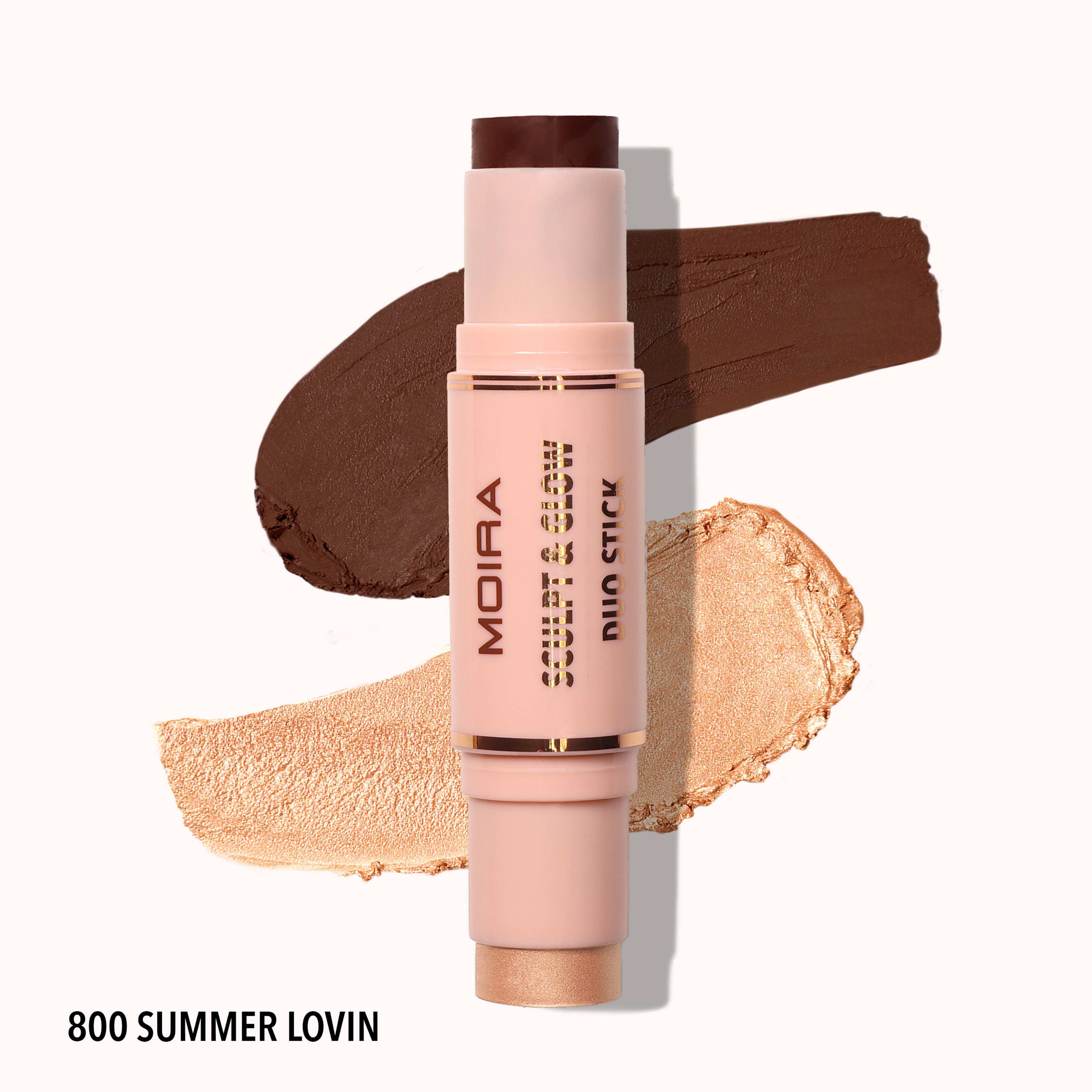 Sculpt & Glow Duo Stick, från MOIRA, i färgen Sumer Lovin. Klicka för att öppna bilden i stort format