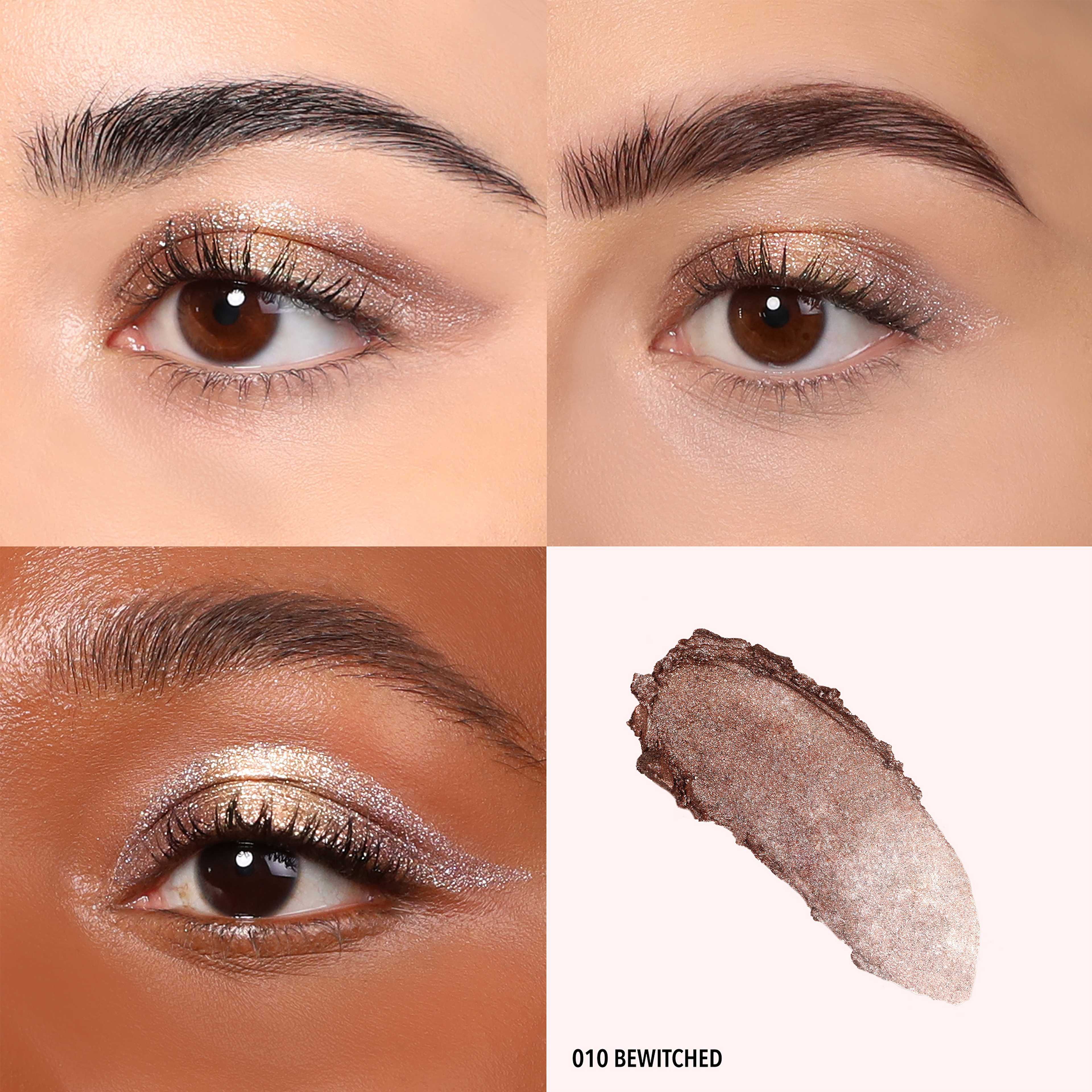 Stellar Glaze Stick Shadow, från MOIRA, i färgen Bewitched.