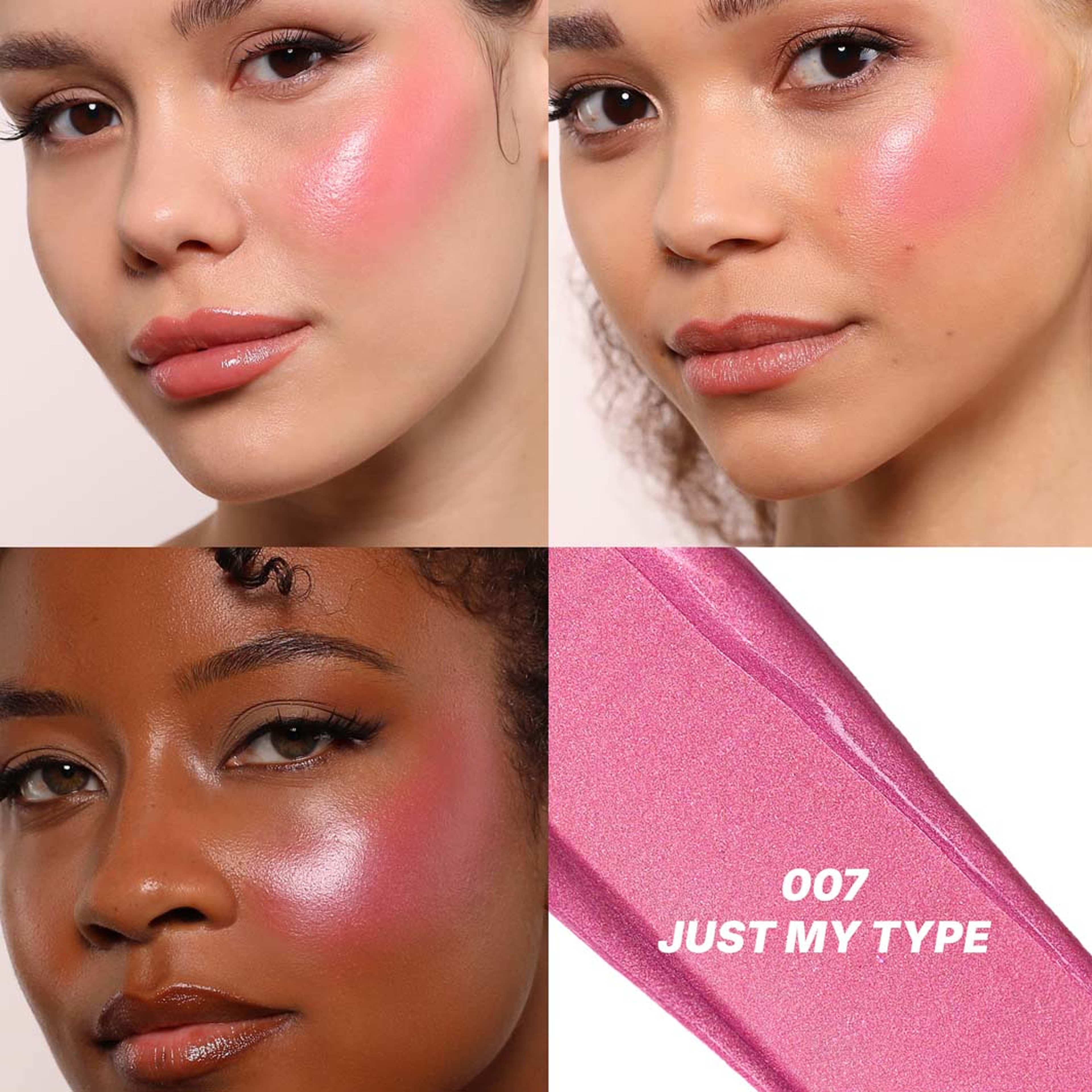 Love Steady Shimmer Blush, från MOIRA, i färgen Just My Type. Klicka för att öppna bilden i stort format