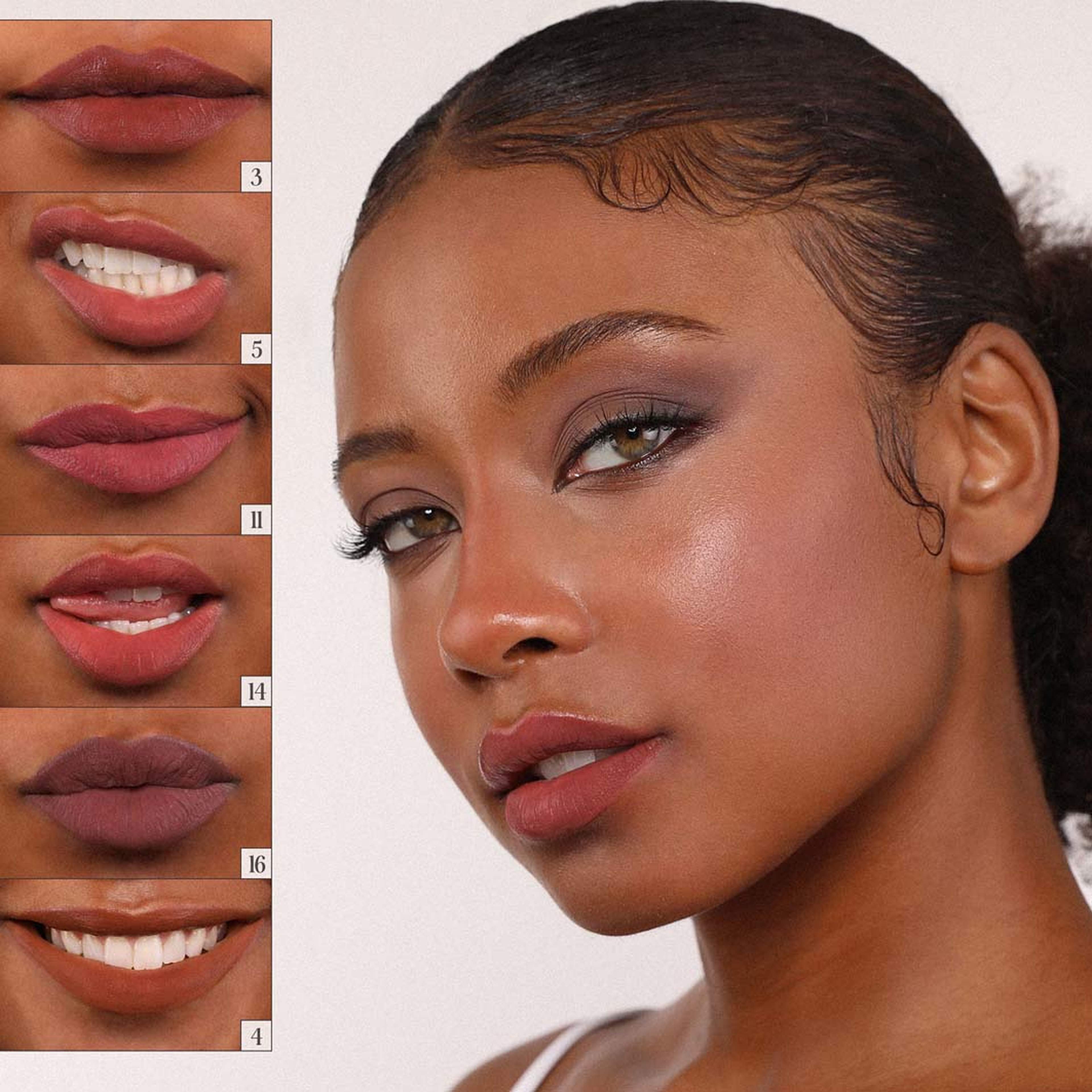 Cushion Kiss Lip Cream, från MOIRA, i färgen Suede Cacao. Klicka för att öppna bilden i stort format