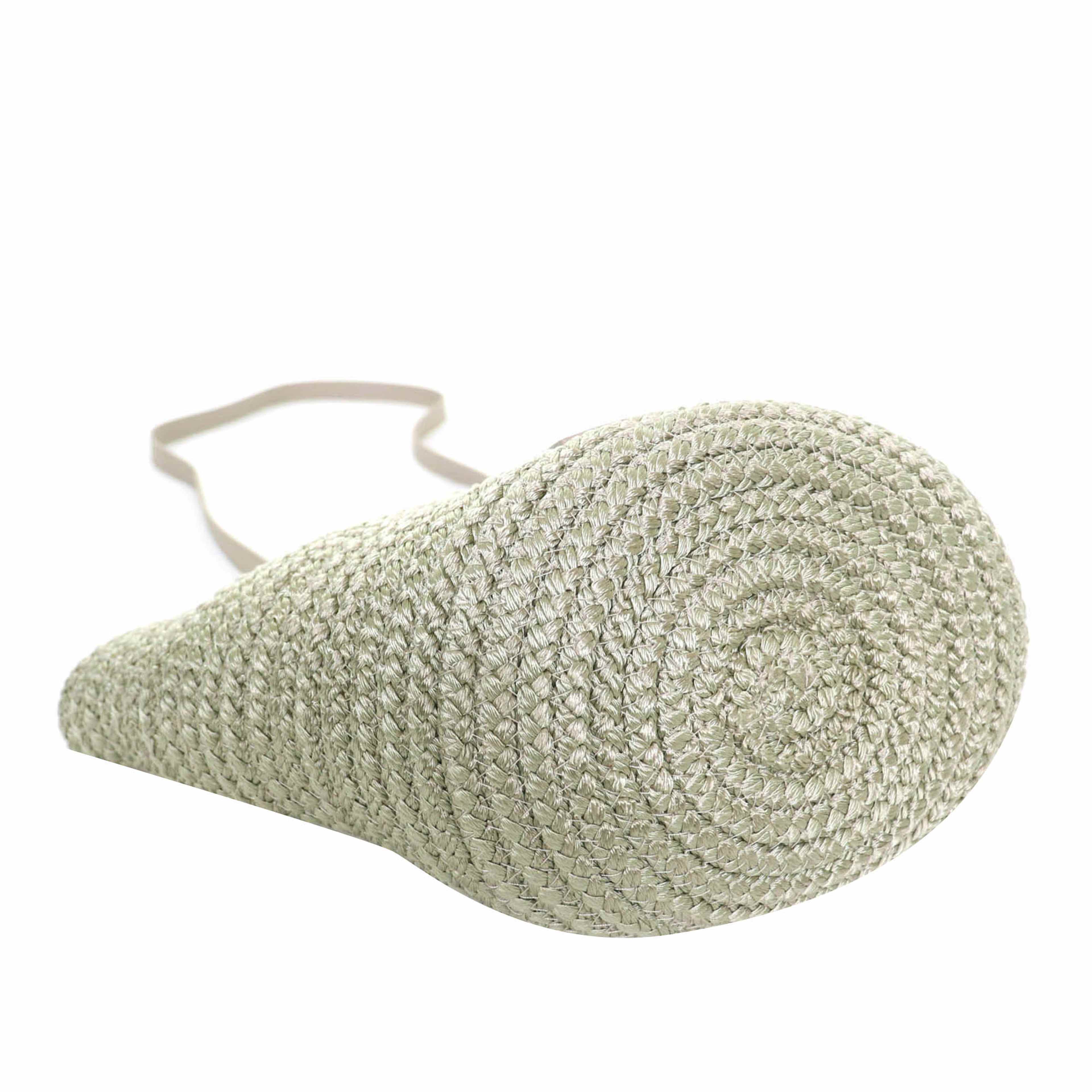 Balenciaga Small Nylon Ibiza Basket Bag, från Luxclusif, i färgen grön. Klicka för att öppna bilden i stort format