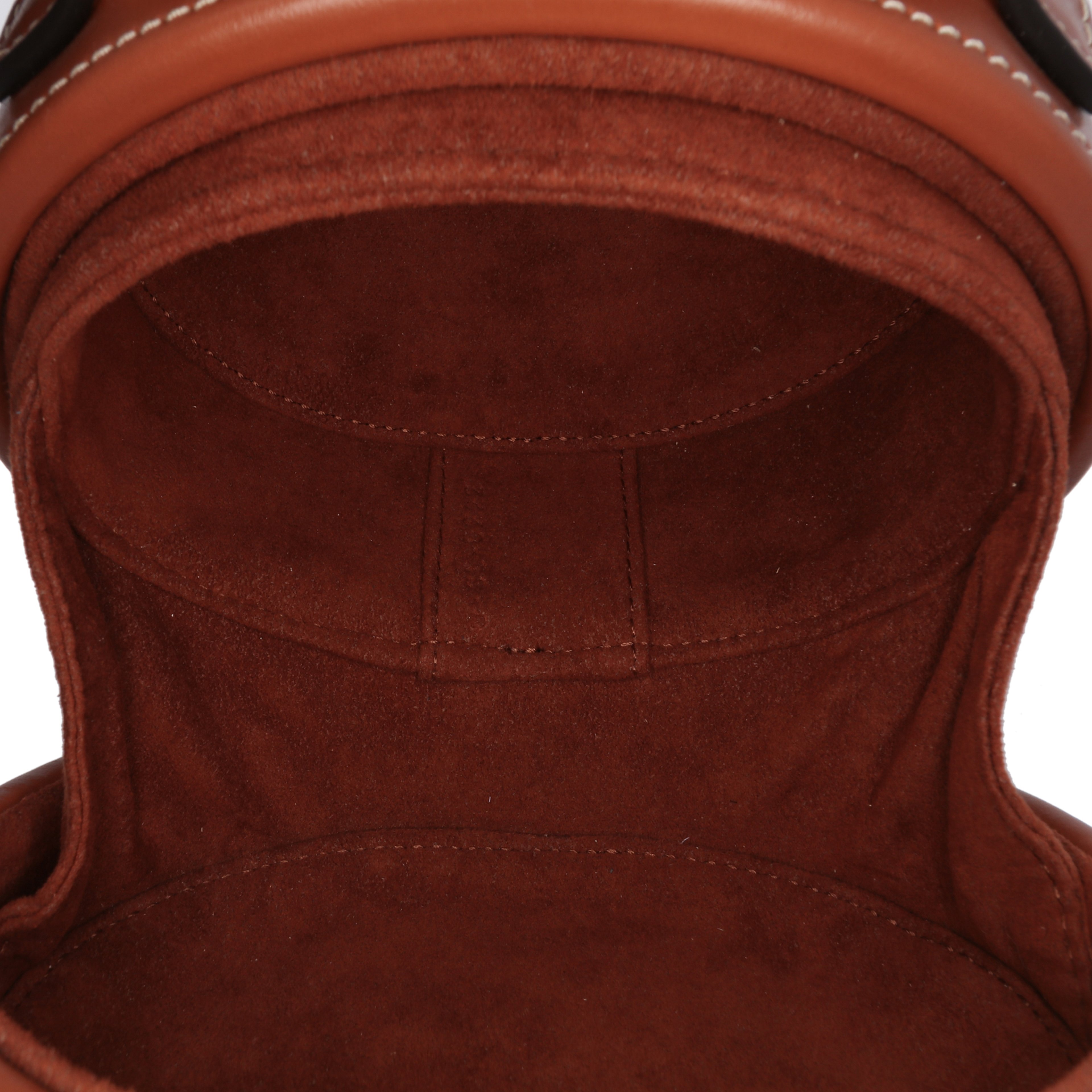 Celine Calfskin Cuir Triomphe Oval Handbag