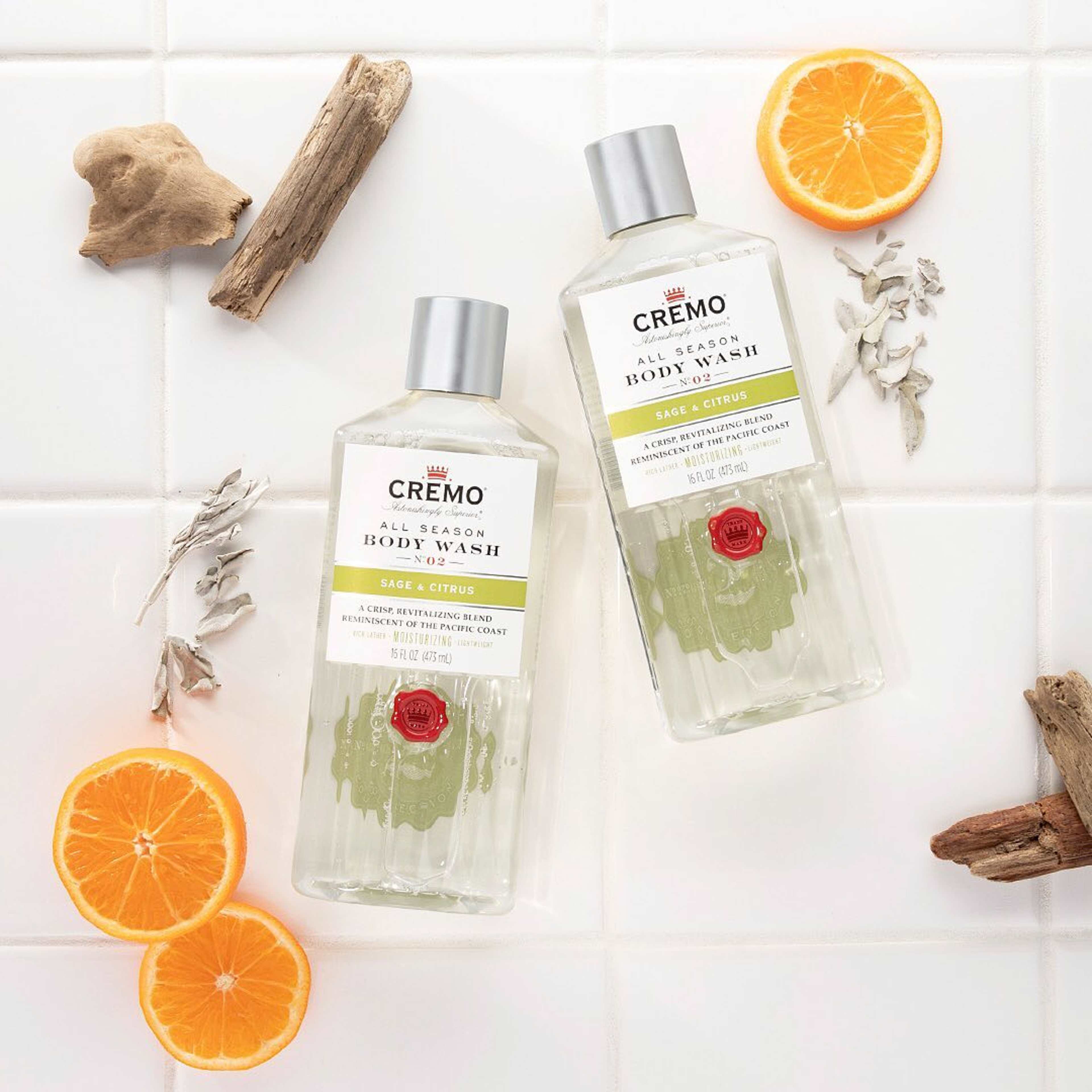Sage & Citrus Body Wash, från Cremo. Klicka för att öppna bilden i stort format