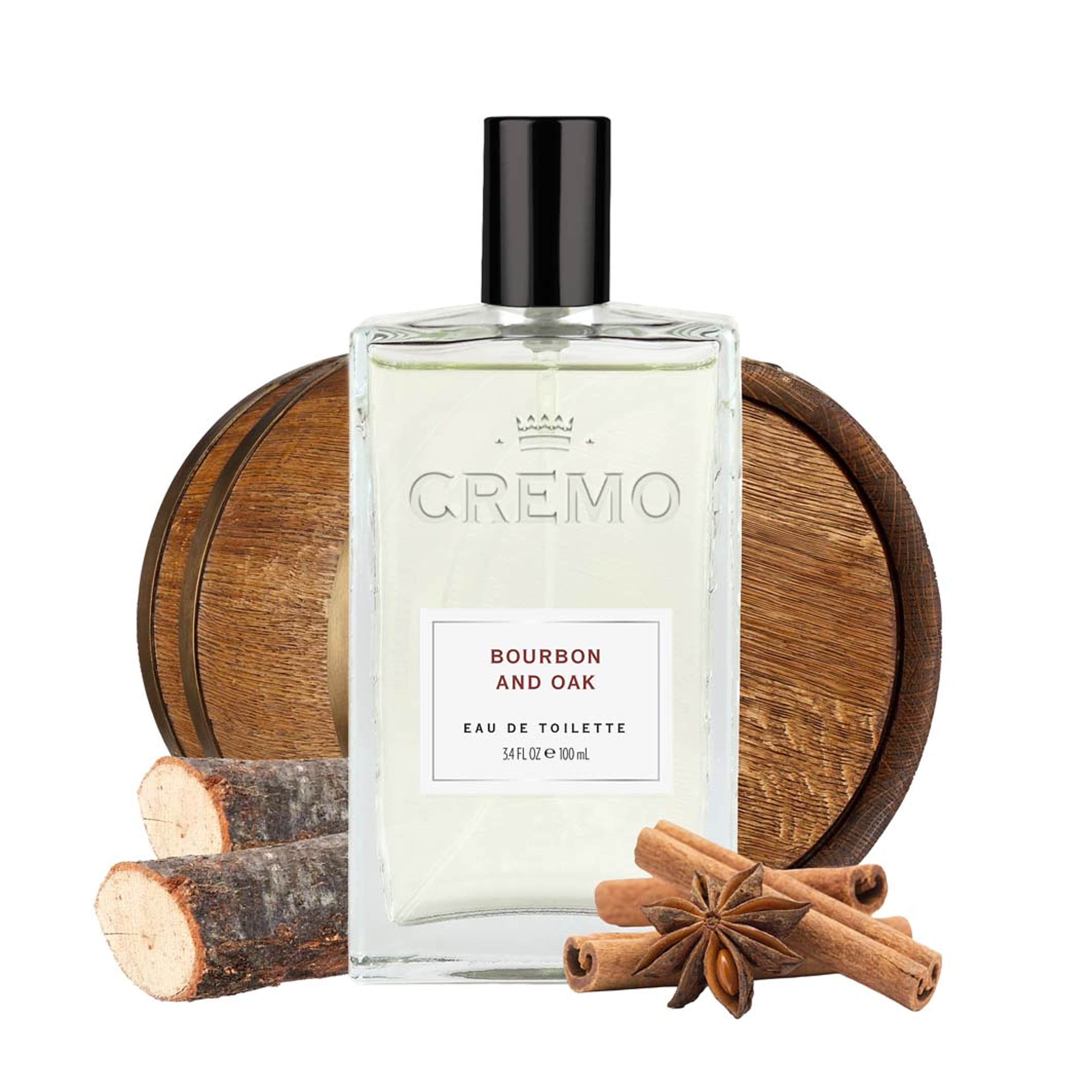 Bourbon & Oak Eau de Toilette, från Cremo. Klicka för att öppna bilden i stort format