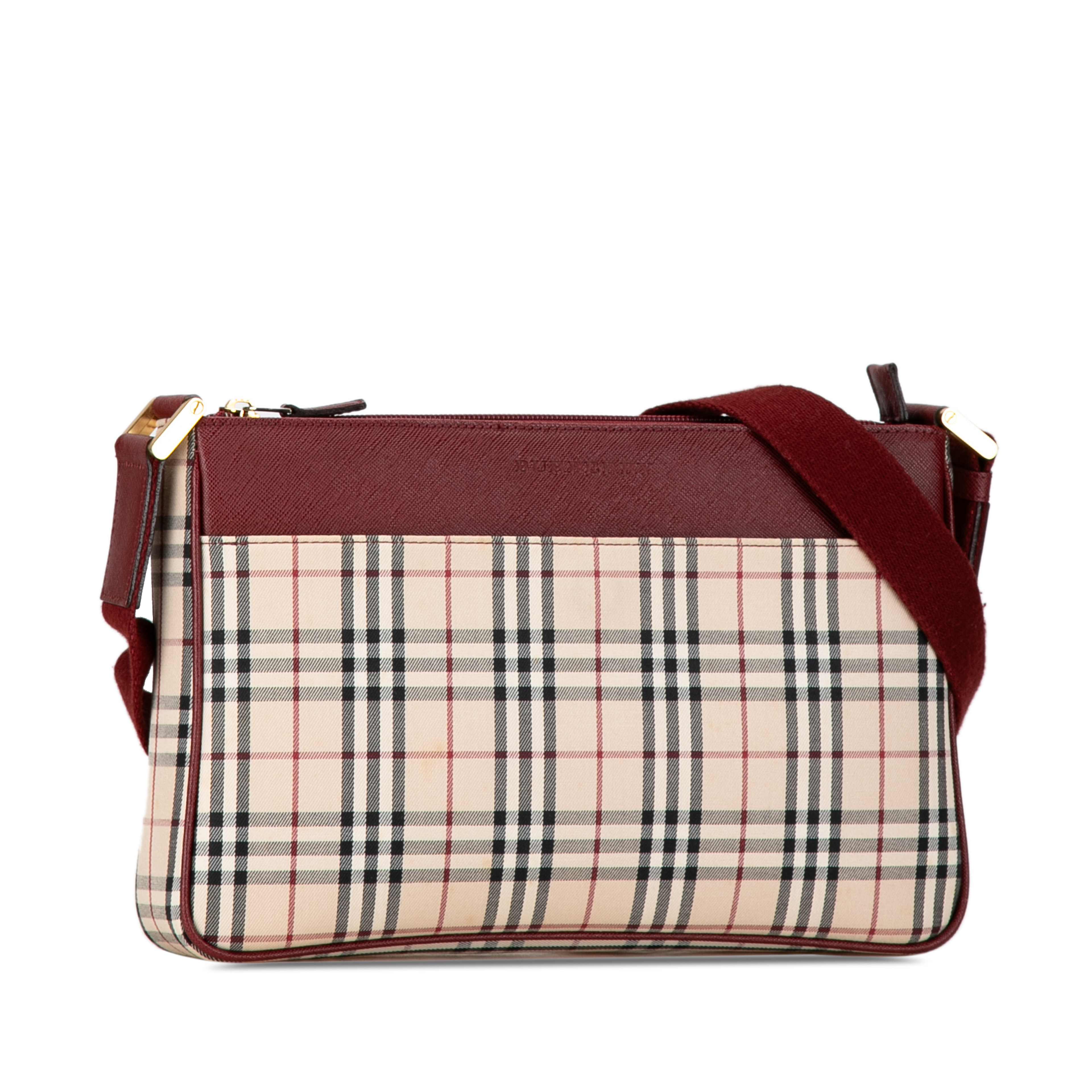 Burberry House Check Canvas Crossbody