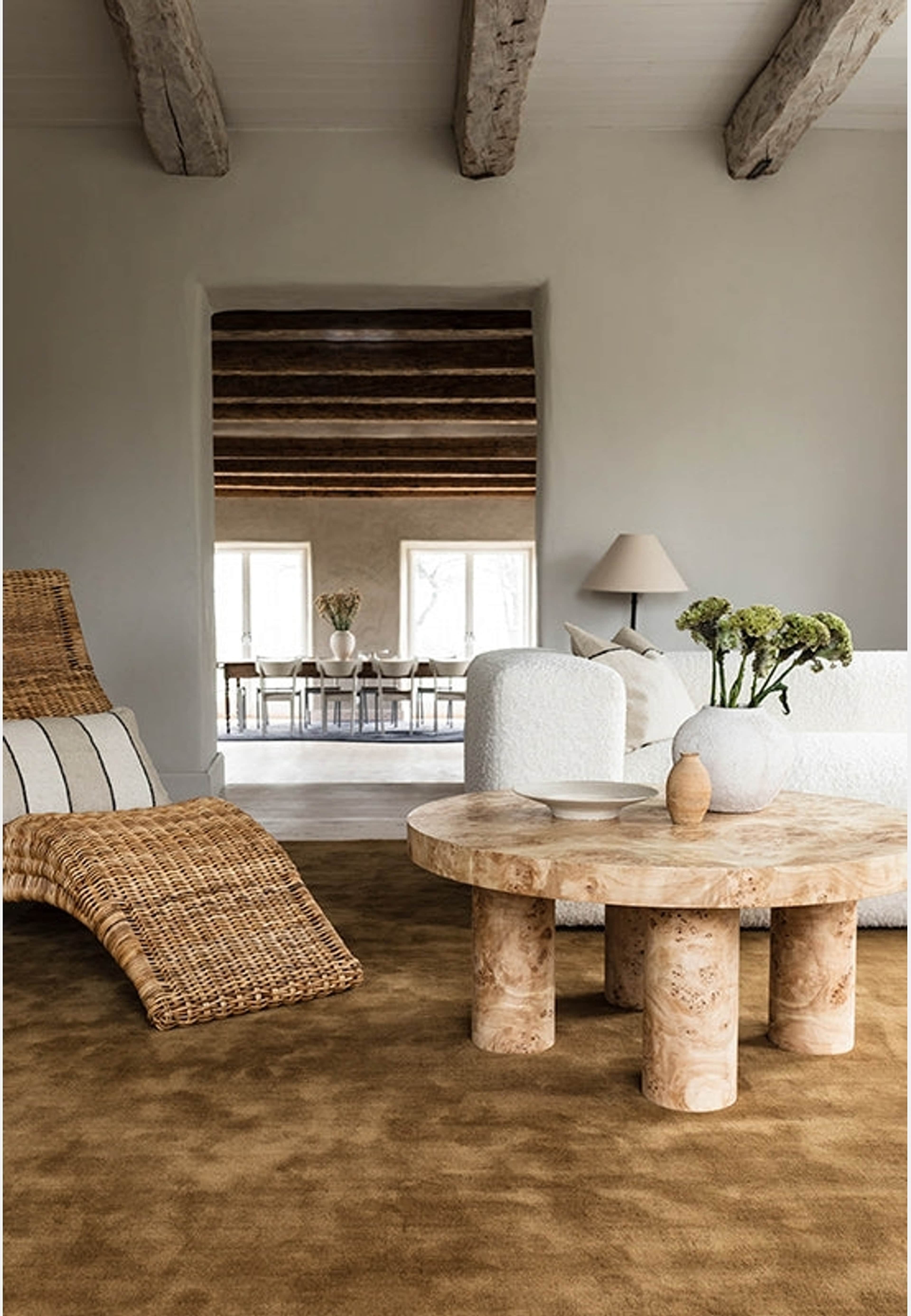 Classic Solid Ullmatta Ochre, från Layered, i färgen ochre. Klicka för att öppna bilden i stort format