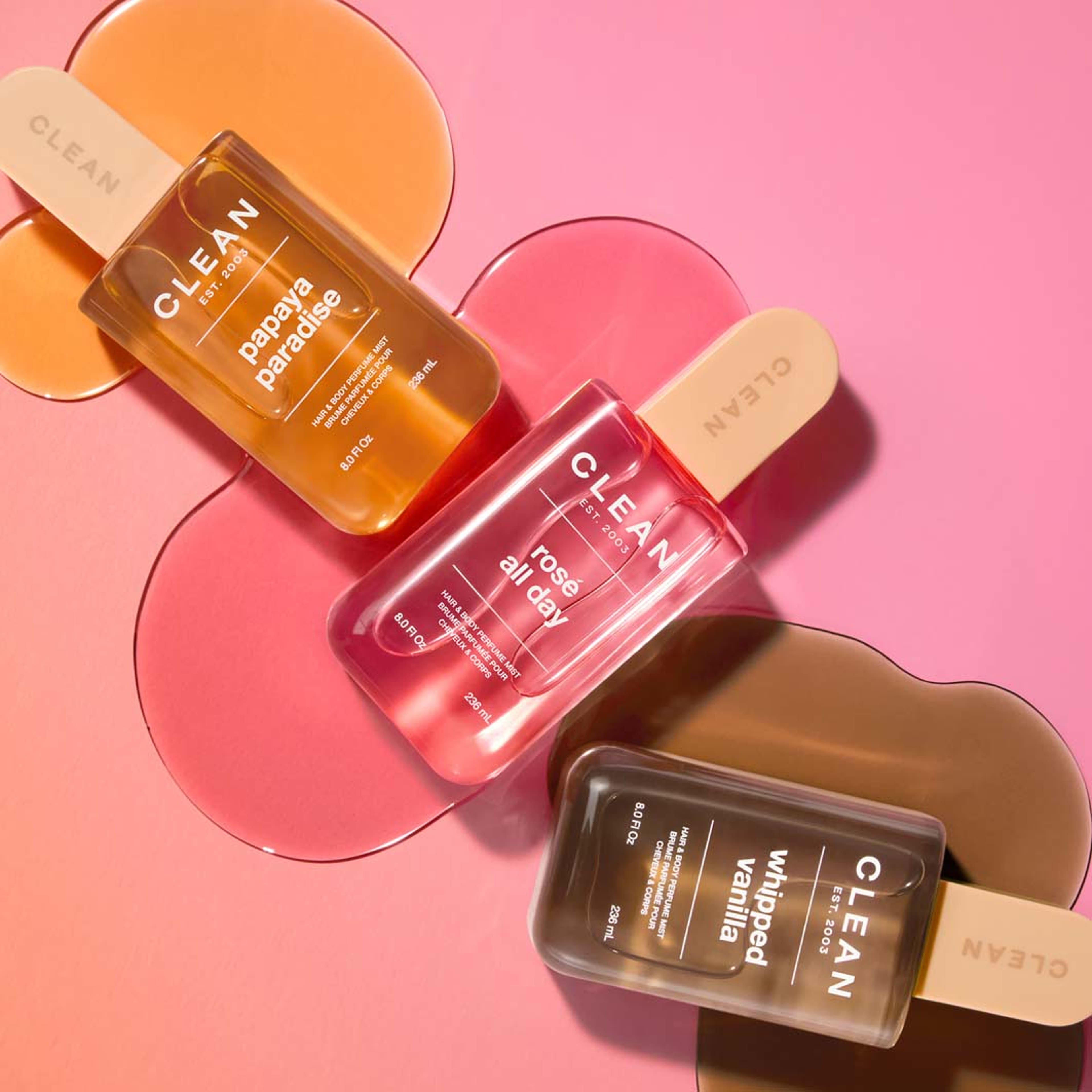 Whipped Vanilla Hair & Body Perfume Mist, från Clean. Klicka för att öppna bilden i stort format