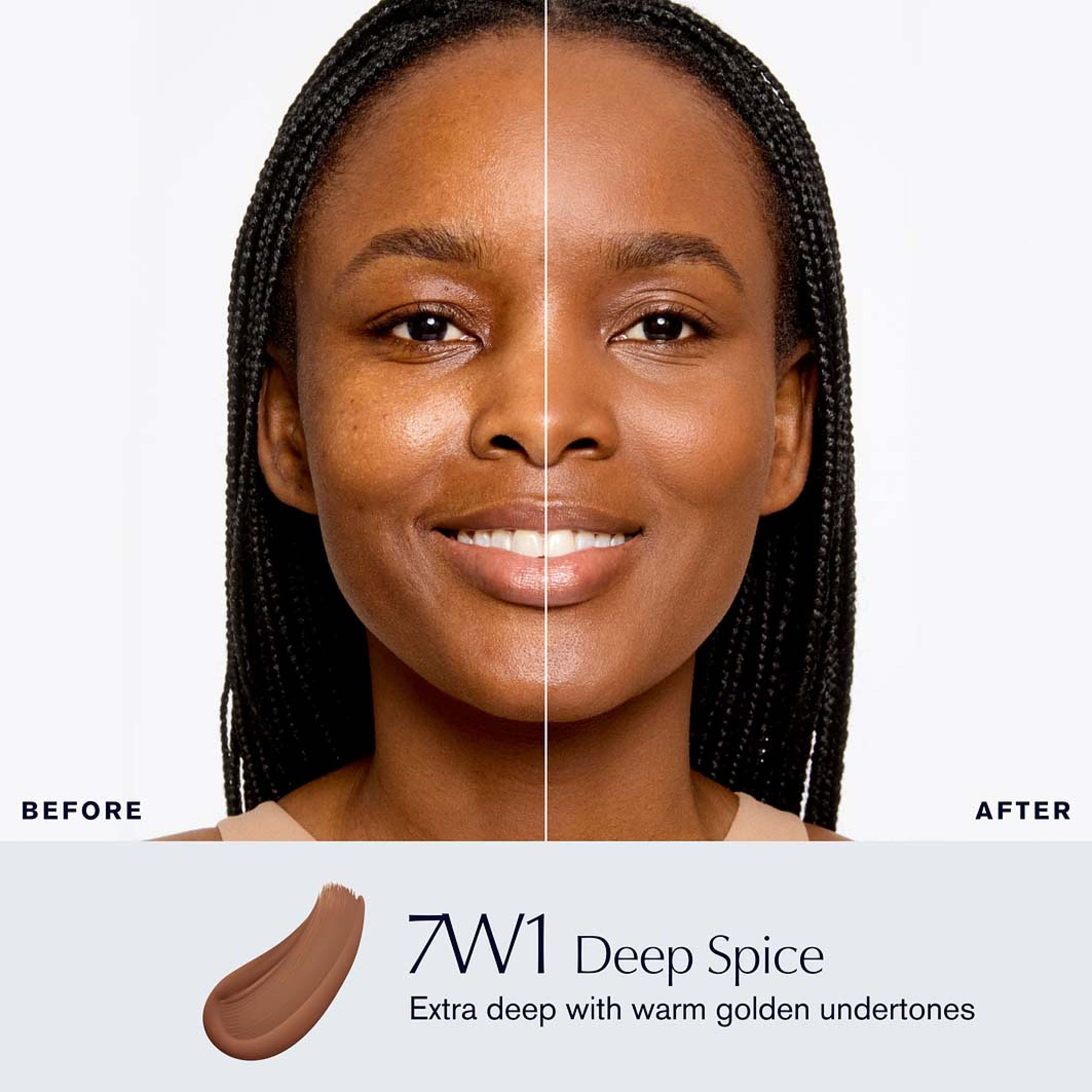 Double Wear Stay-In-Place Makeup SPF10, från Estée Lauder, i färgen 7w1 Deep Spice. Klicka för att öppna bilden i stort format