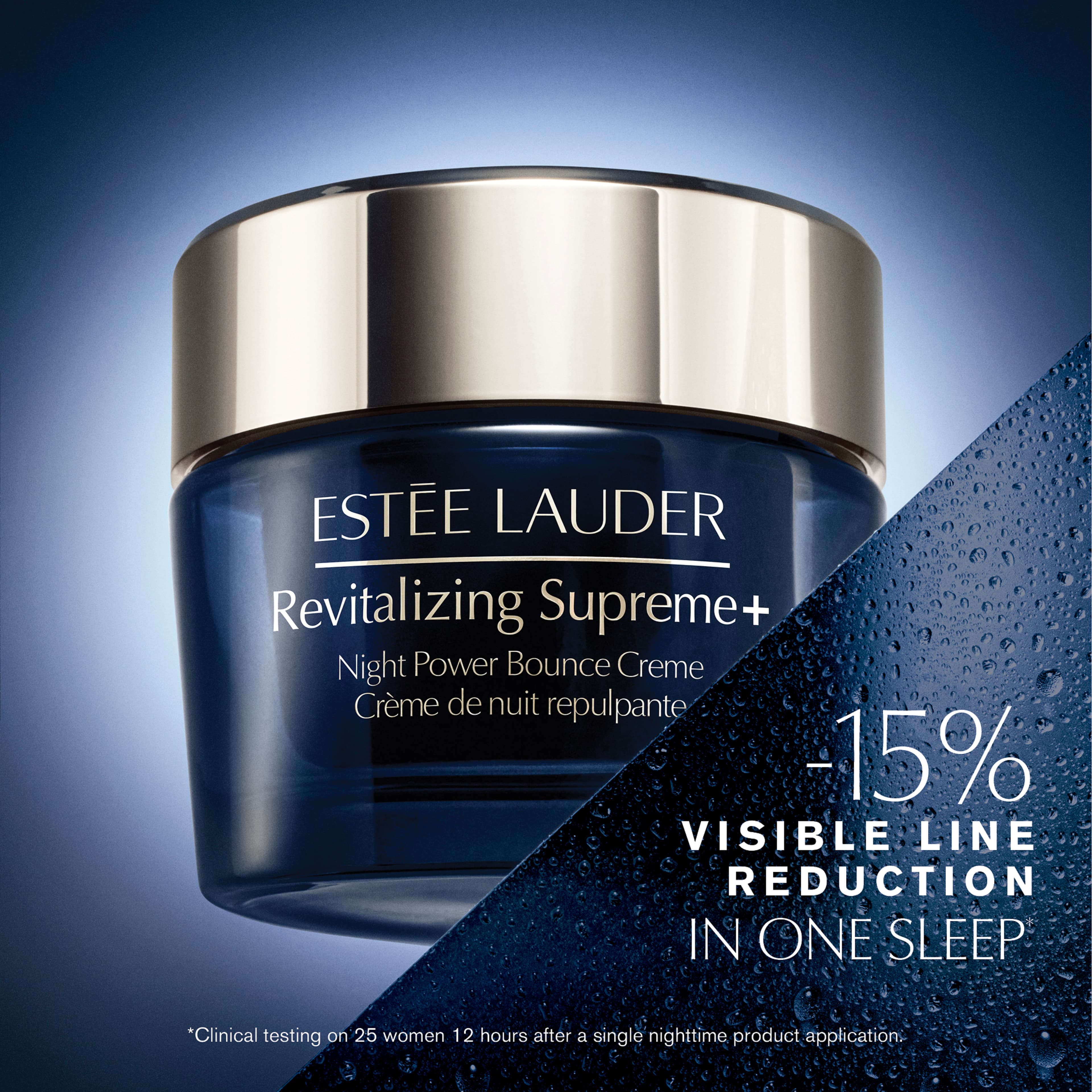 Revitalizing Supreme+ Night Power Bounce Creme, från Estée Lauder. Klicka för att öppna bilden i stort format