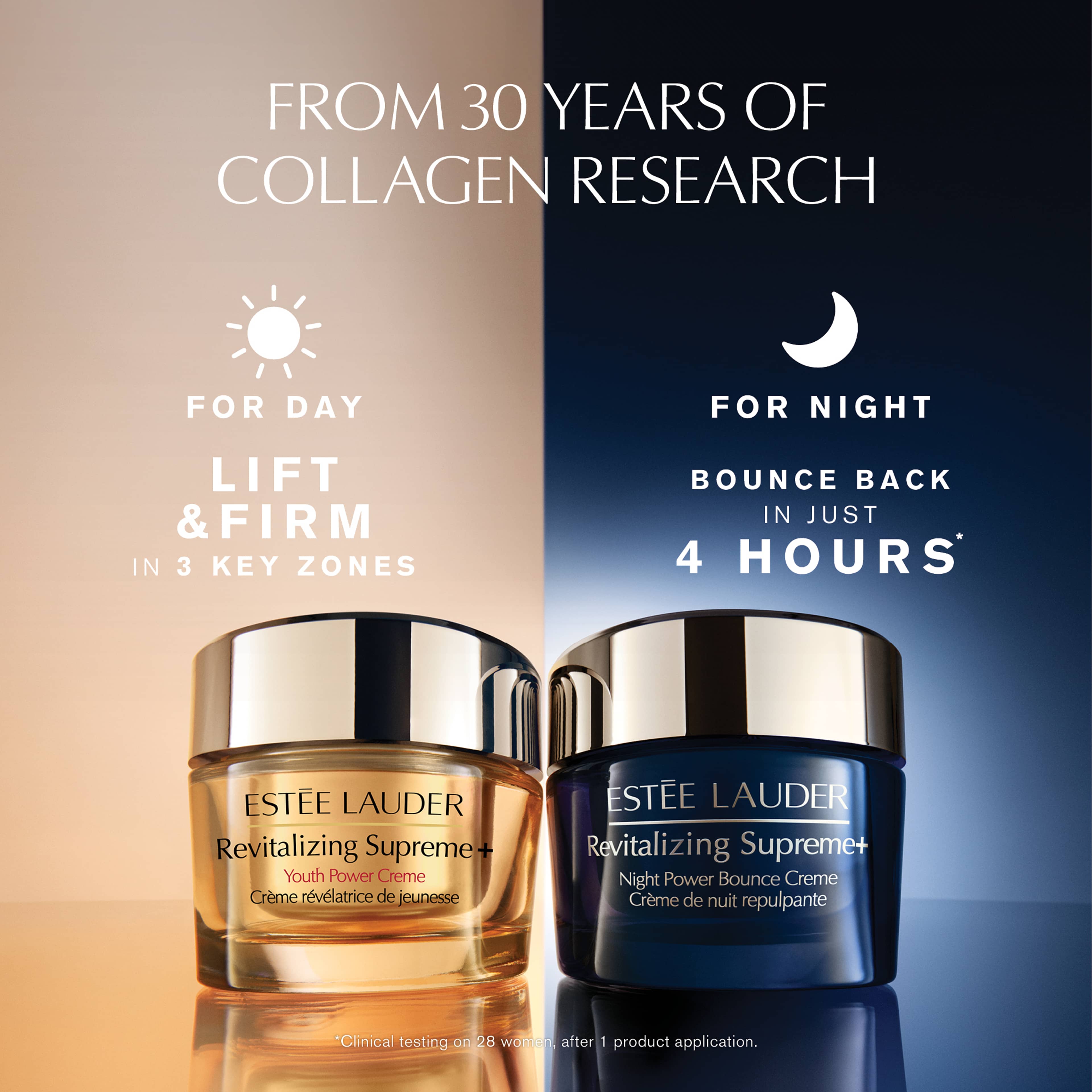 Revitalizing Supreme+ Night Power Bounce Creme, från Estée Lauder. Klicka för att öppna bilden i stort format