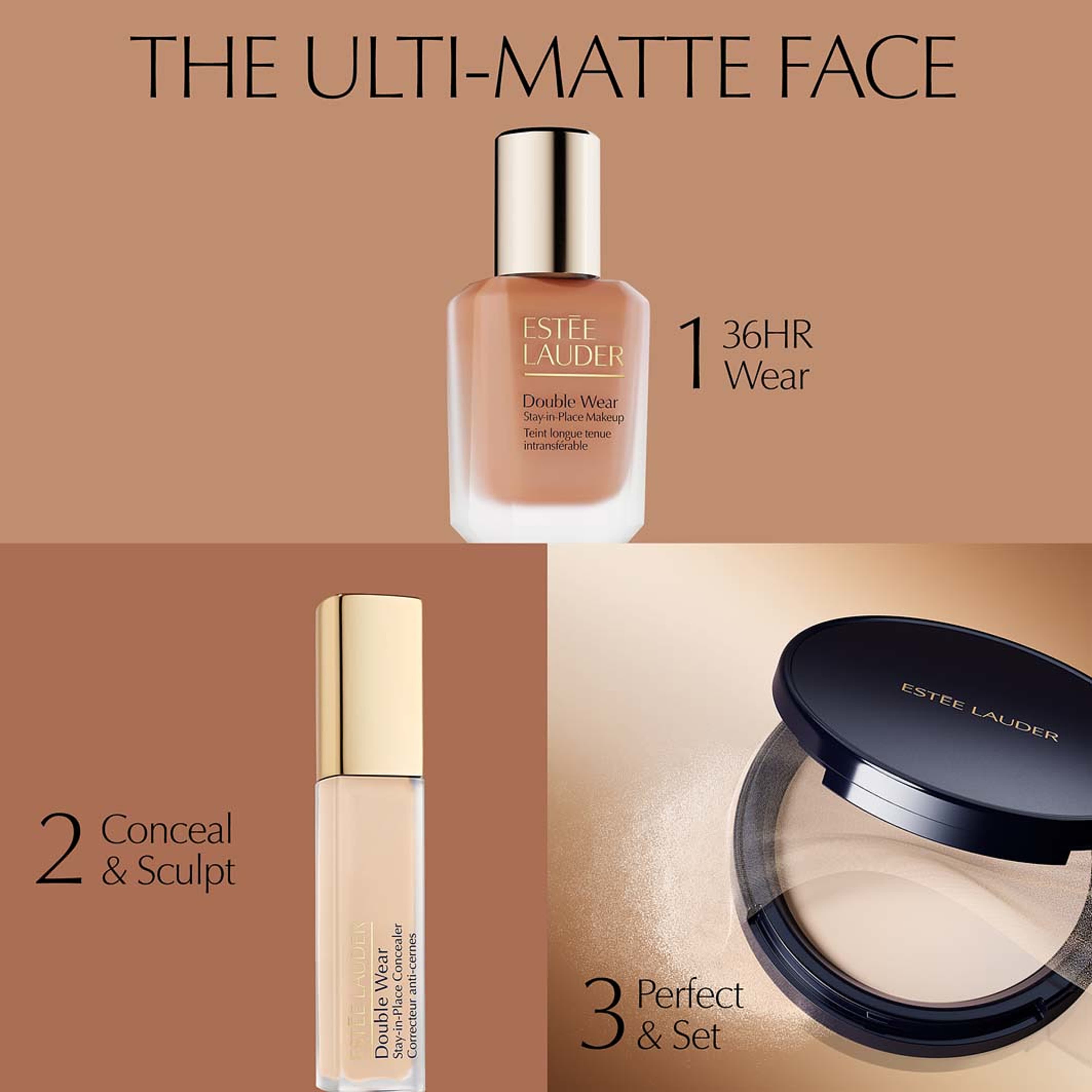 Double Wear Stay-In-Place Matte Setting Powder Veil, från Estée Lauder, i färgen Translucent Tan. Klicka för att öppna bilden i stort format