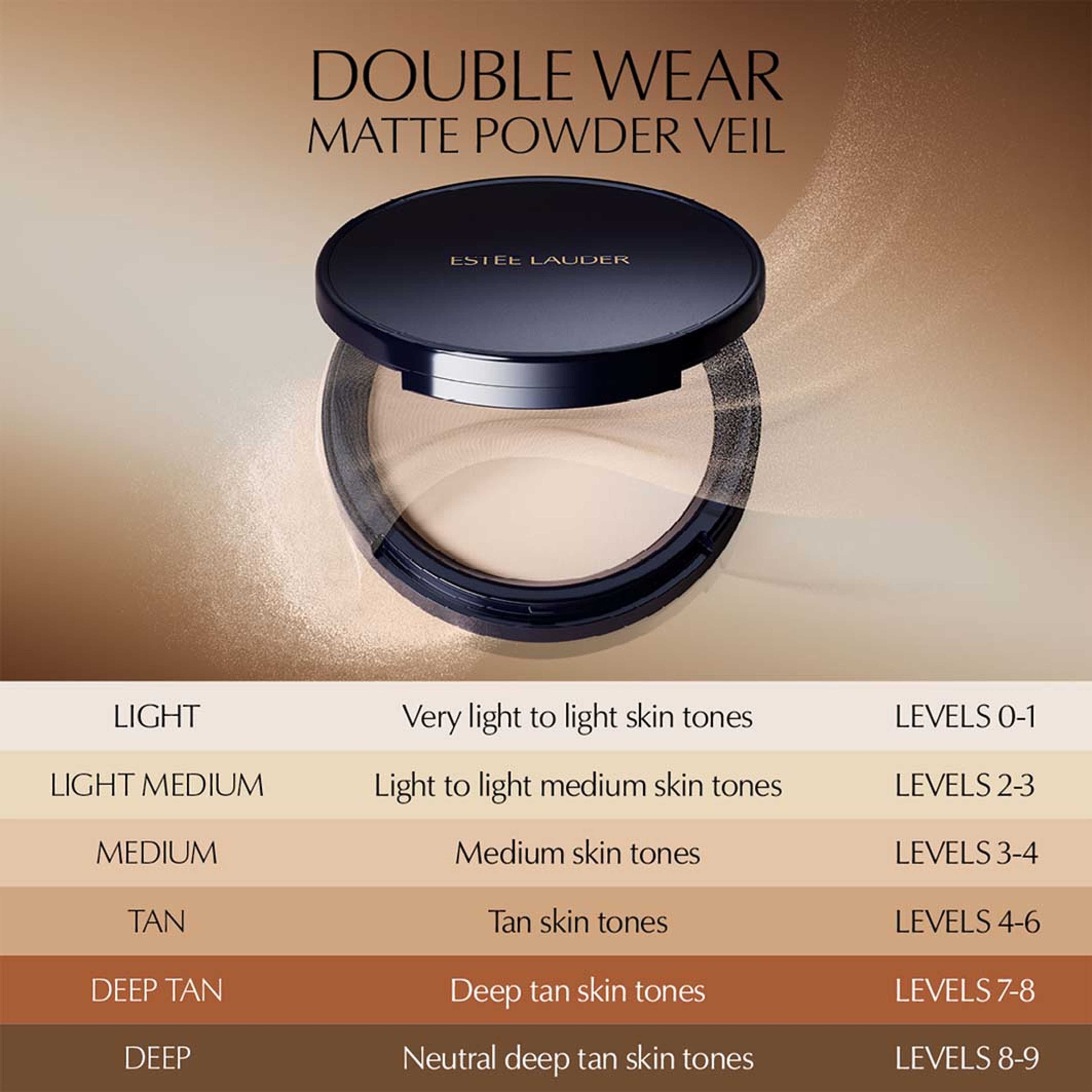 Double Wear Stay-In-Place Matte Setting Powder Veil, från Estée Lauder, i färgen Translucent Deep. Klicka för att öppna bilden i stort format