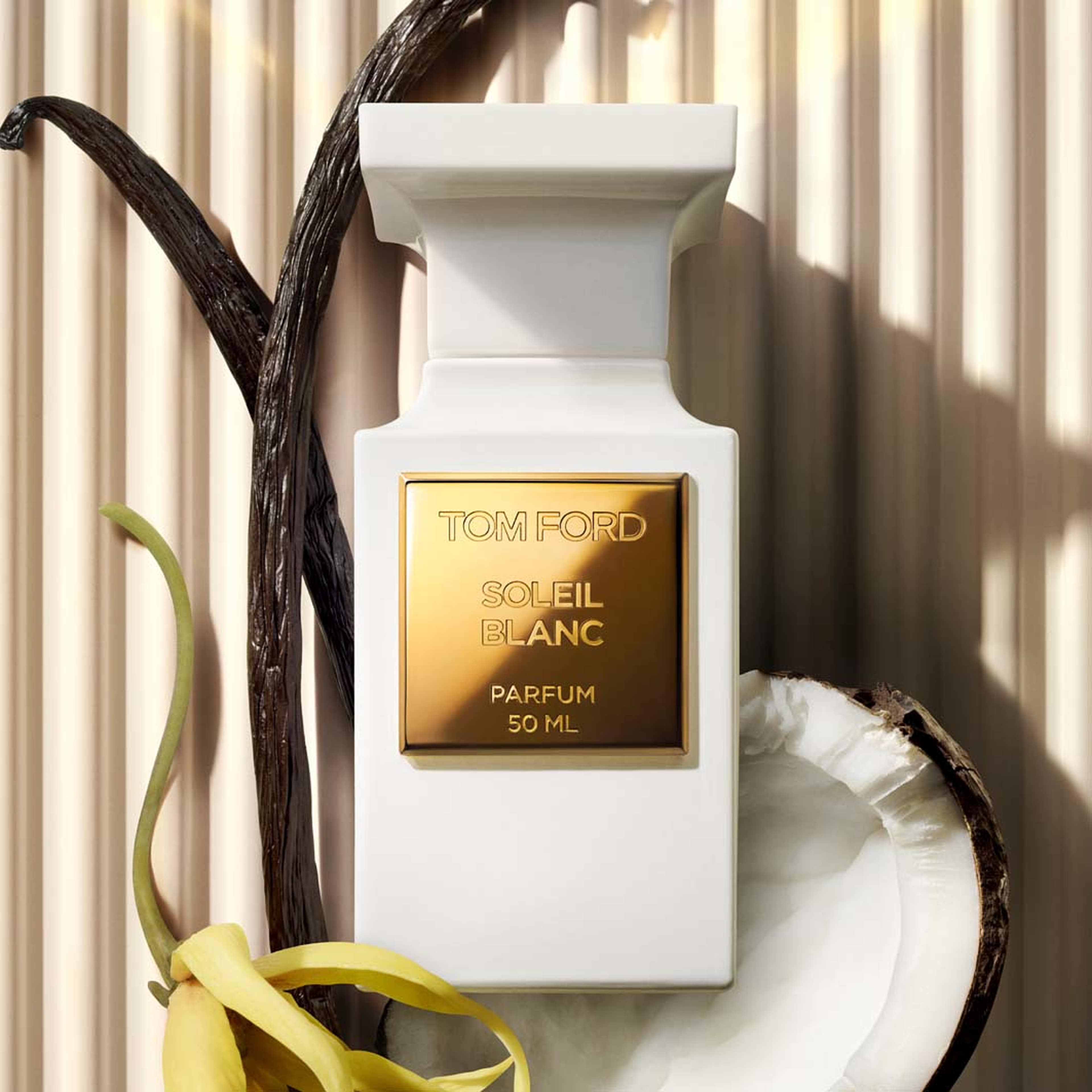 Soleil Blanc Parfum, från Tom Ford. Klicka för att öppna bilden i stort format