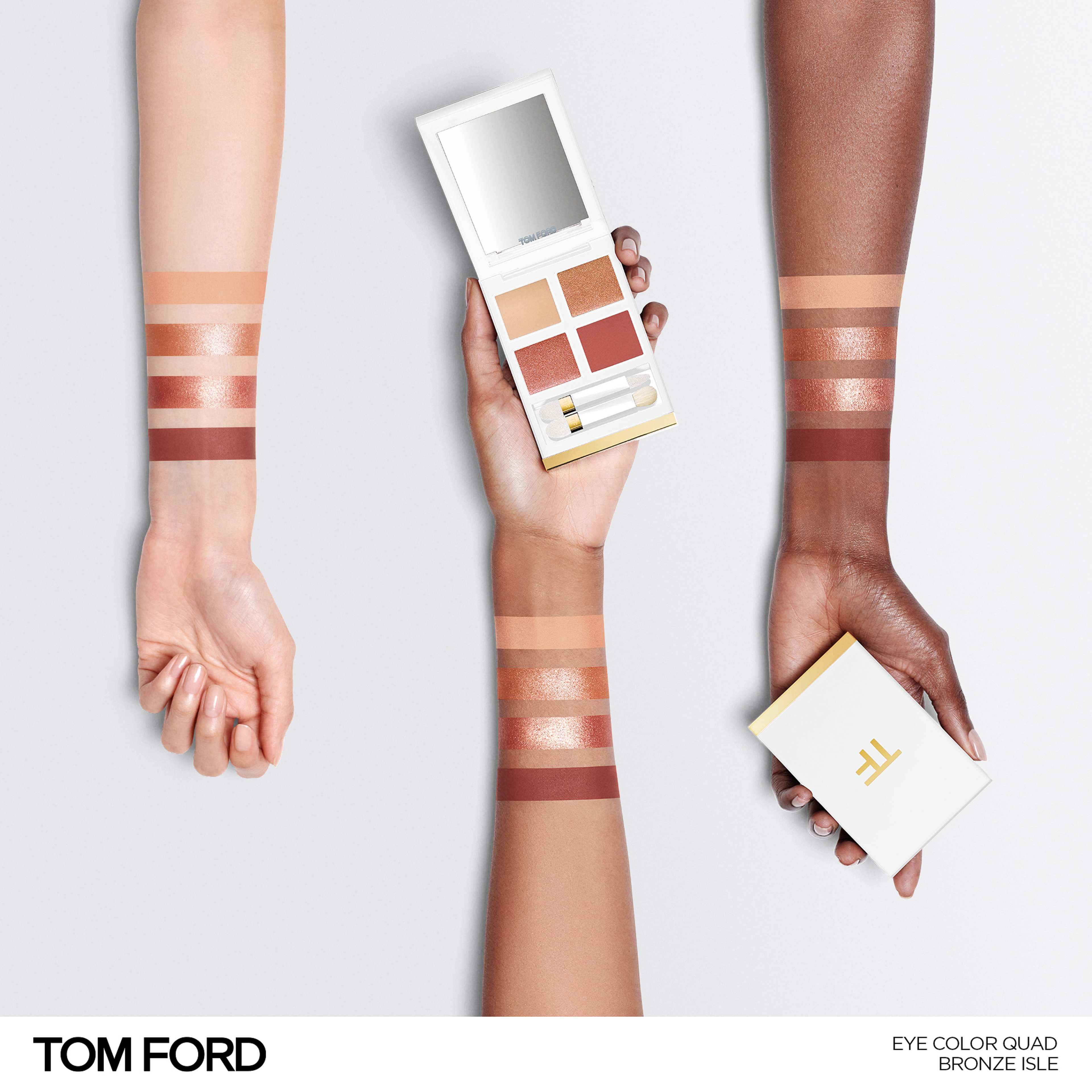 Soleil Eye Color Quad, från Tom Ford, i färgen 01 Bronze Isle. Klicka för att öppna bilden i stort format