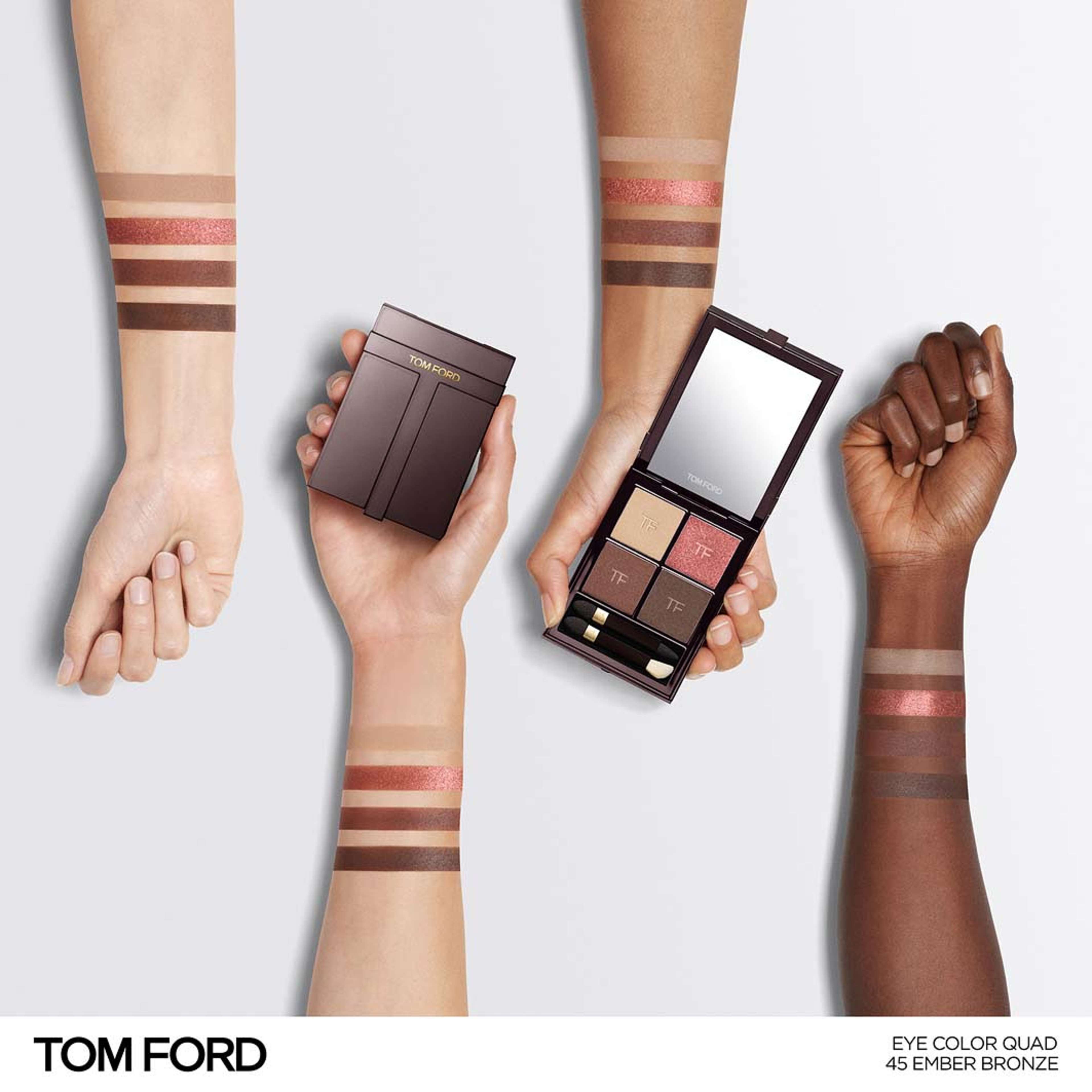 Runway Eye Color Quad Creme Eyeshadow Palette, från Tom Ford, i färgen Ember Bronze. Klicka för att öppna bilden i stort format