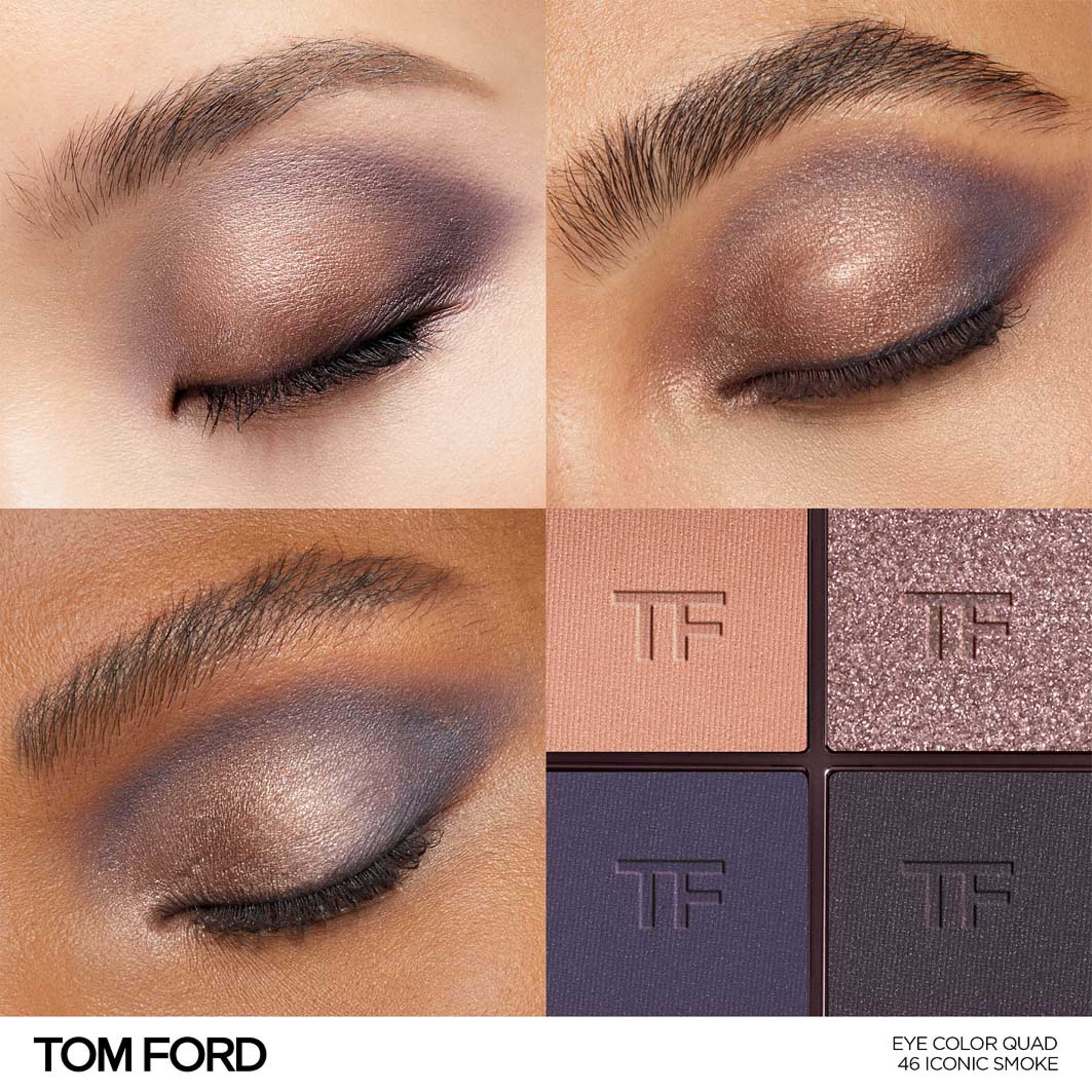 Runway Eye Color Quad Creme Eyeshadow Palette, från Tom Ford, i färgen Iconic Smoke. Klicka för att öppna bilden i stort format