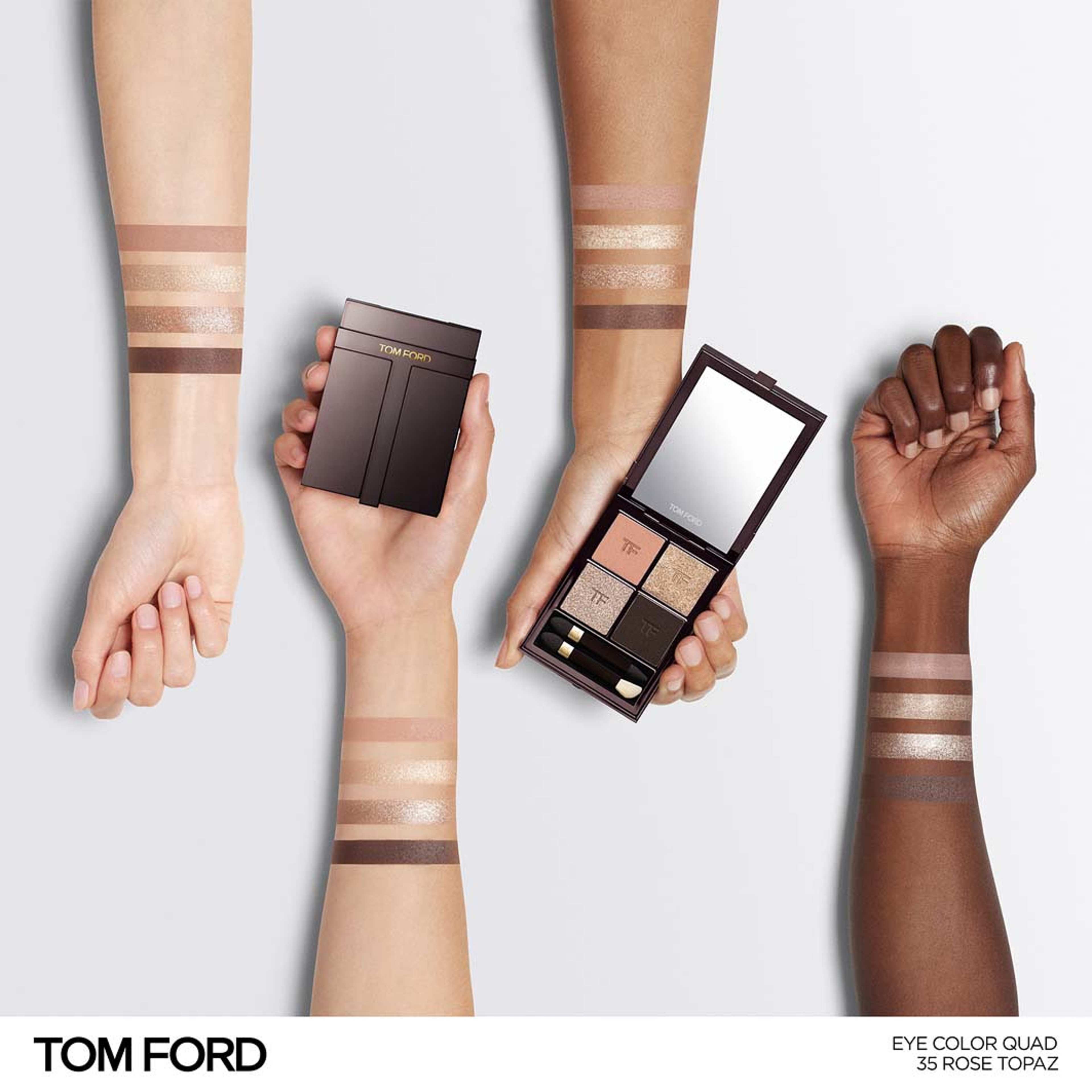 Runway Eye Color Quad Creme Eyeshadow Palette, från Tom Ford, i färgen 35 Rose Topaz. Klicka för att öppna bilden i stort format