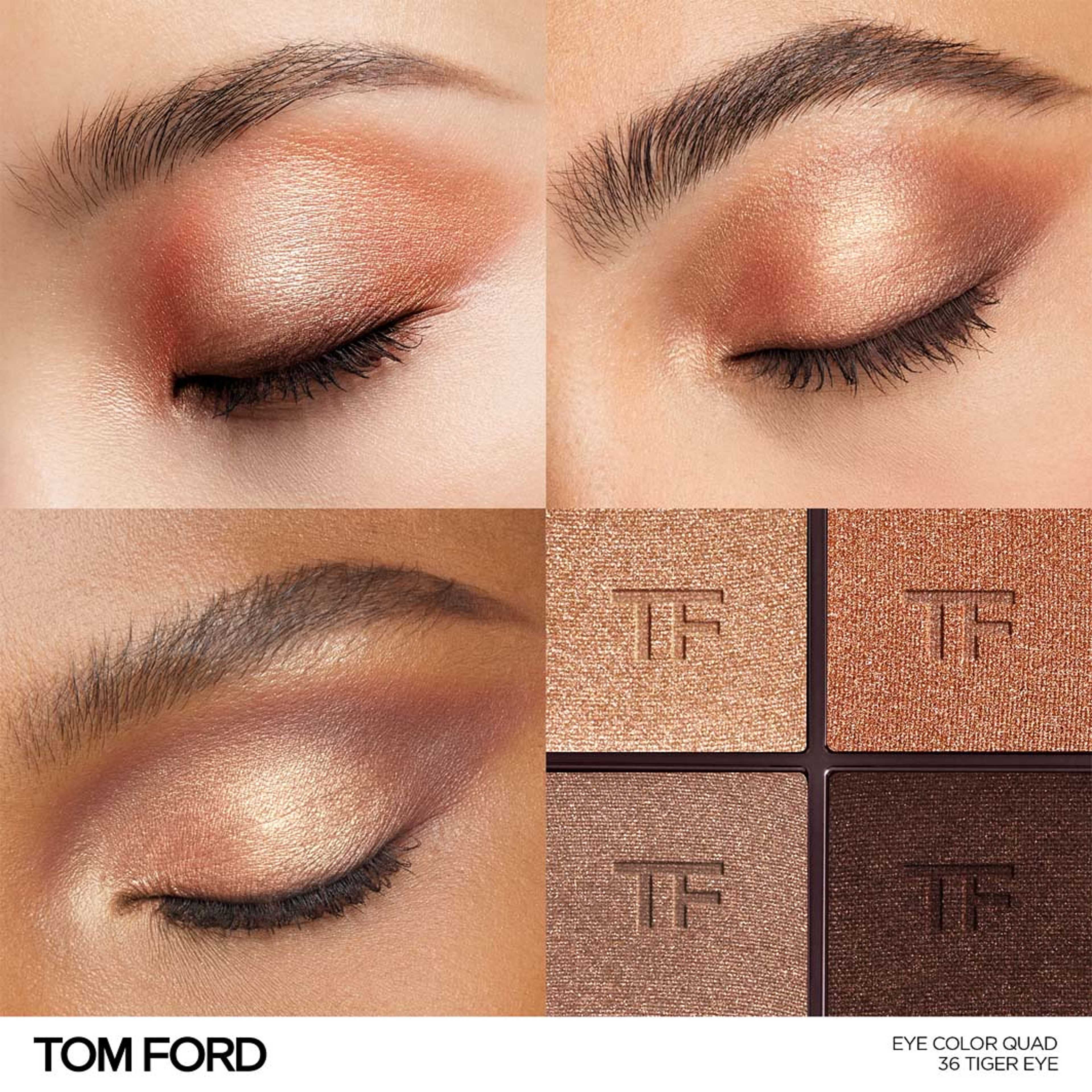 Runway Eye Color Quad Creme Eyeshadow Palette, från Tom Ford, i färgen 36 Tiger Eye. Klicka för att öppna bilden i stort format