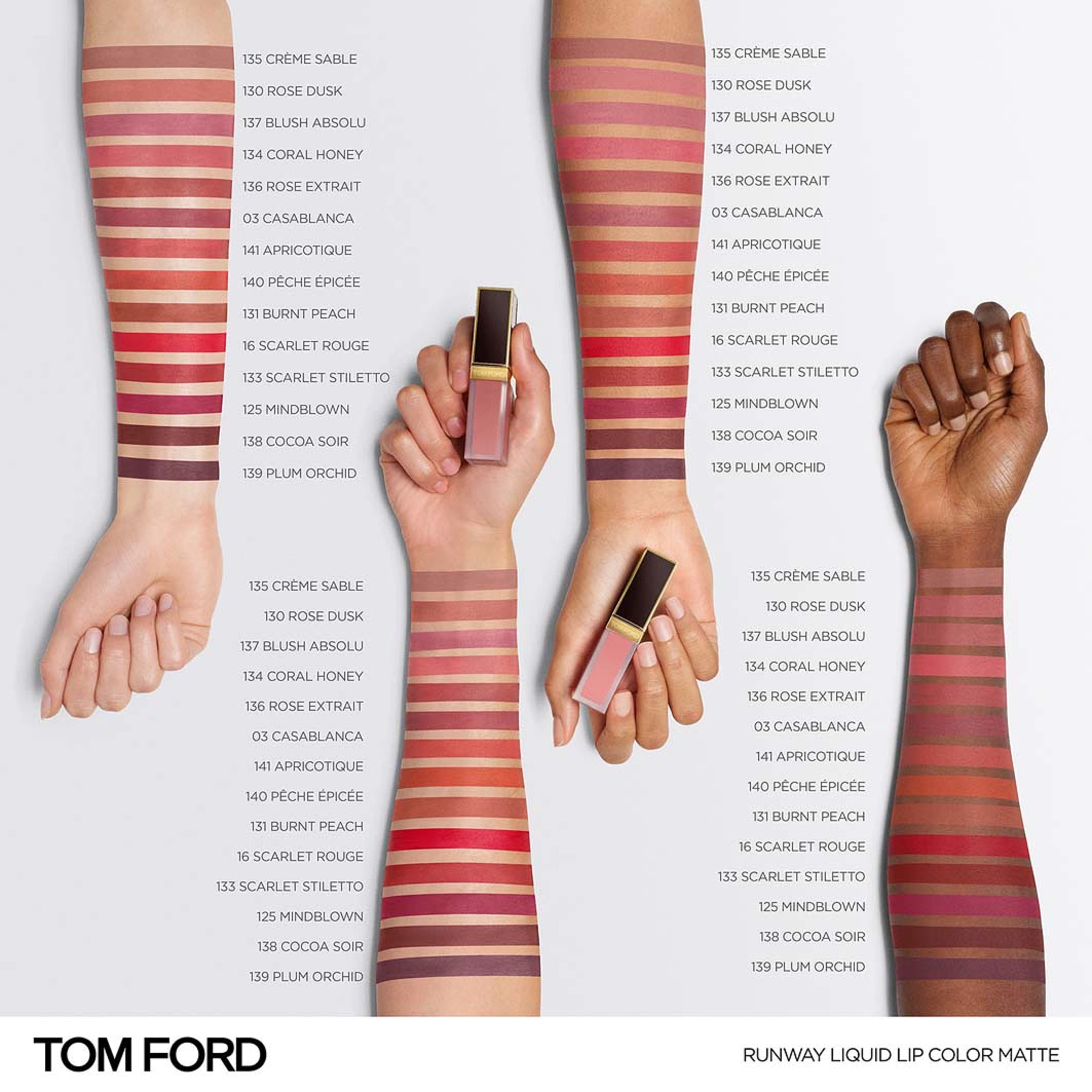Liquid Lip Luxe Matte Lipstick, från Tom Ford, i färgen Scarlet Rouge. Klicka för att öppna bilden i stort format