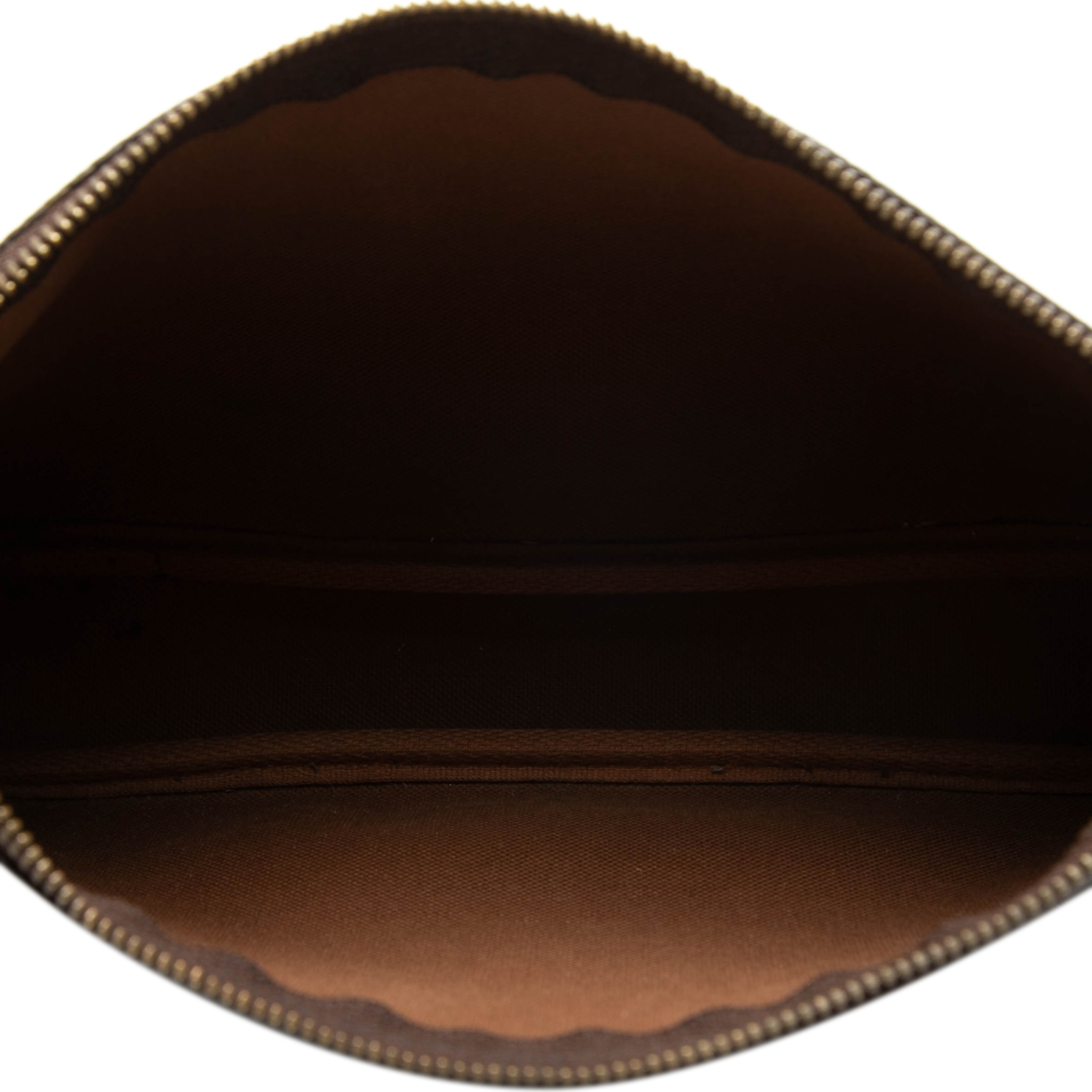 Louis Vuitton Monogram Pochette Accessoires, från Luxclusif, i färgen brown. Klicka för att öppna bilden i stort format