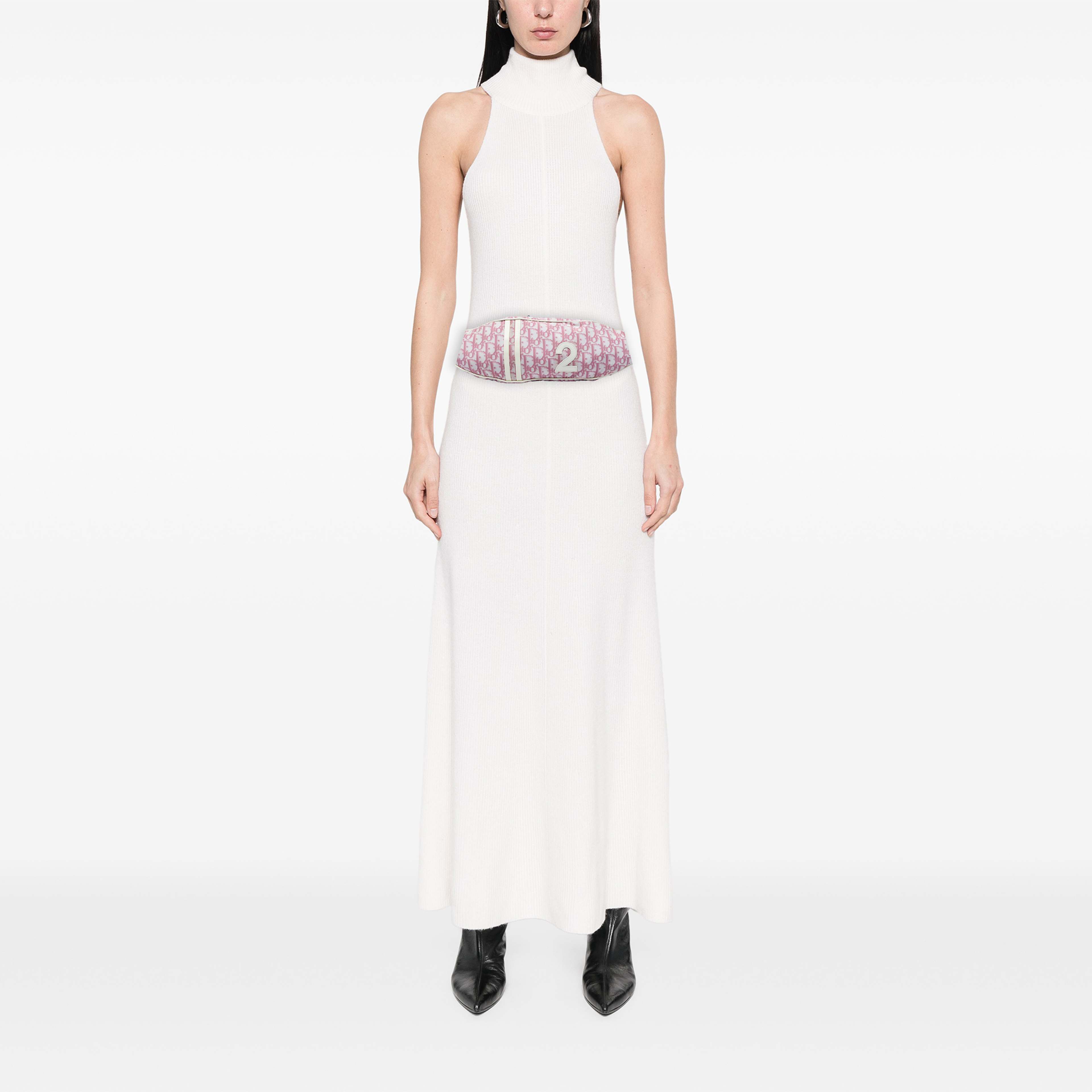 Dior Diorissimo Trotter Nylon No 2 Belt Bag, från Luxclusif, i färgen rosa. Klicka för att öppna bilden i stort format