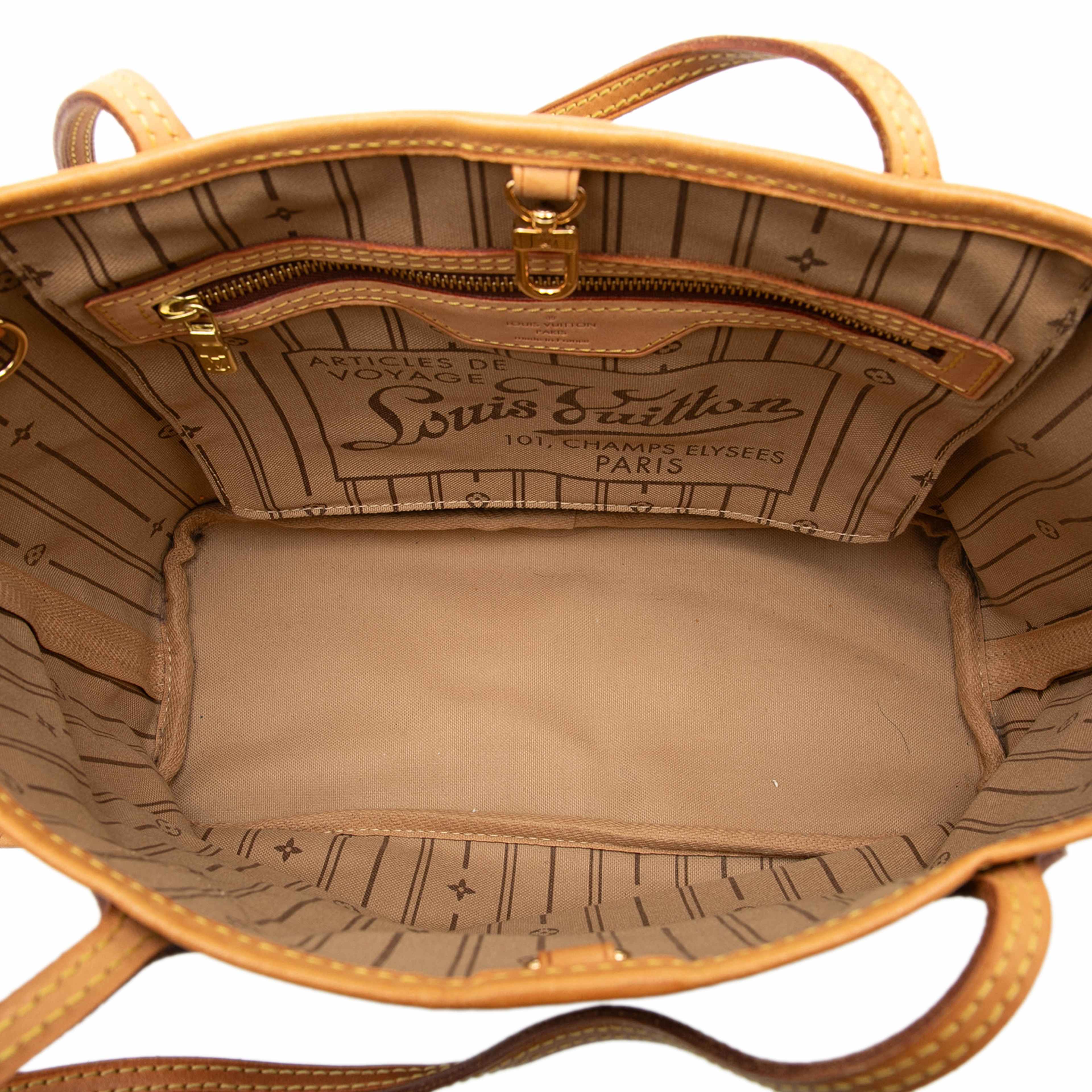 Louis Vuitton Monogram Neverfull Pm, från Luxclusif, i färgen brun. Klicka för att öppna bilden i stort format