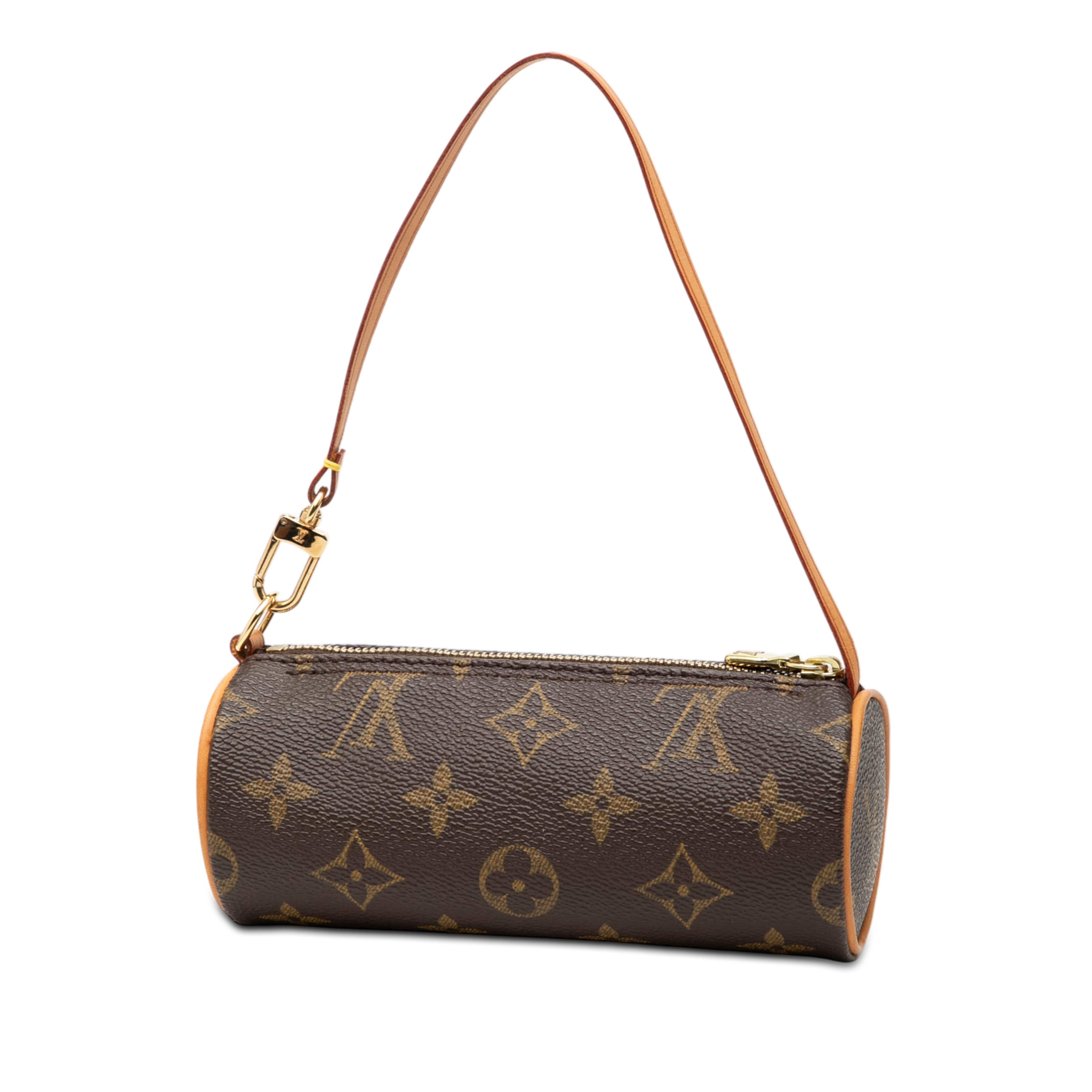 Louis Vuitton Monogram Papillon Pochette, från Luxclusif, i färgen brown. Klicka för att öppna bilden i stort format