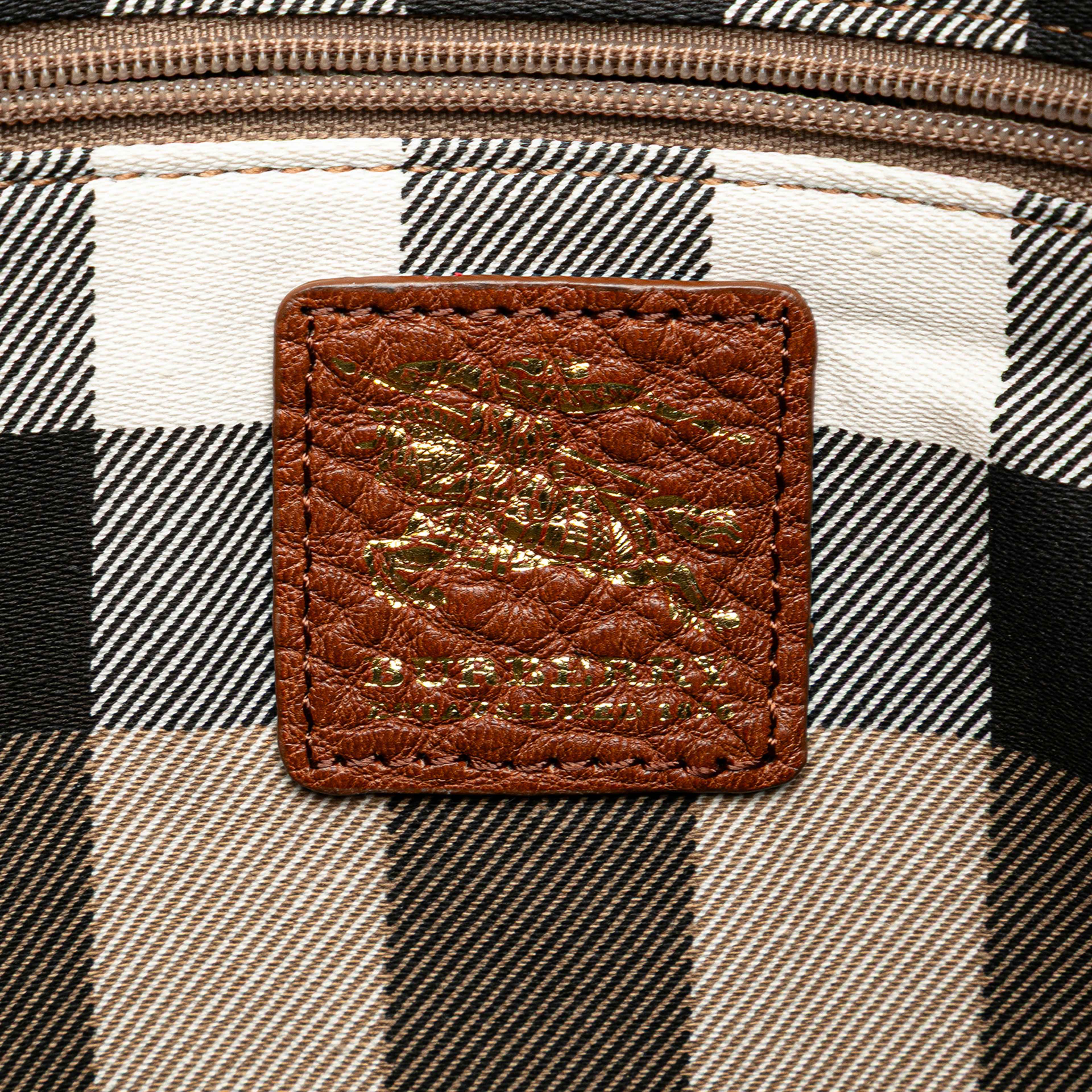 Burberry Canvas Stowell Roll Up Tote