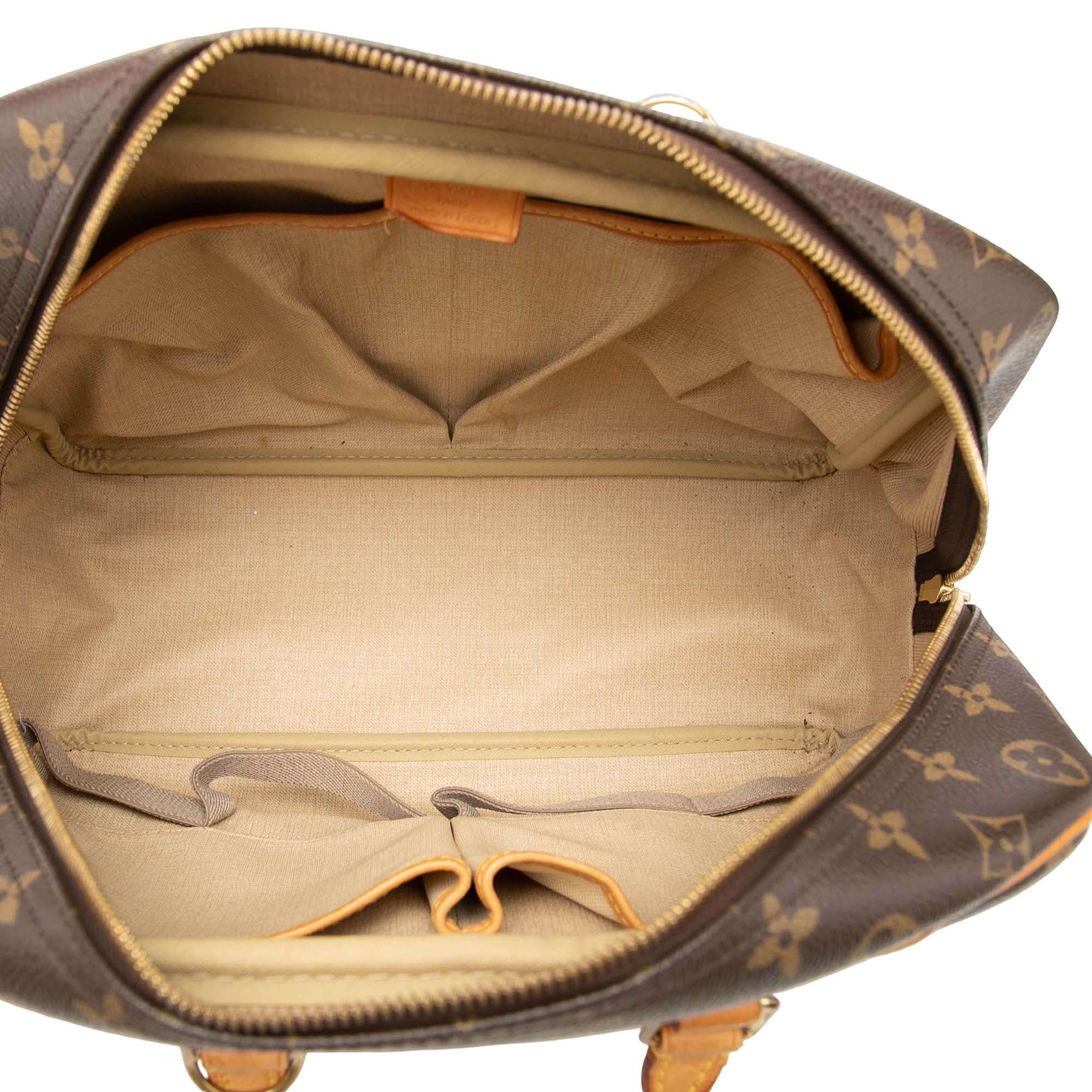 Louis Vuitton Monogram Deauville, från Luxclusif, i färgen brown. Klicka för att öppna bilden i stort format
